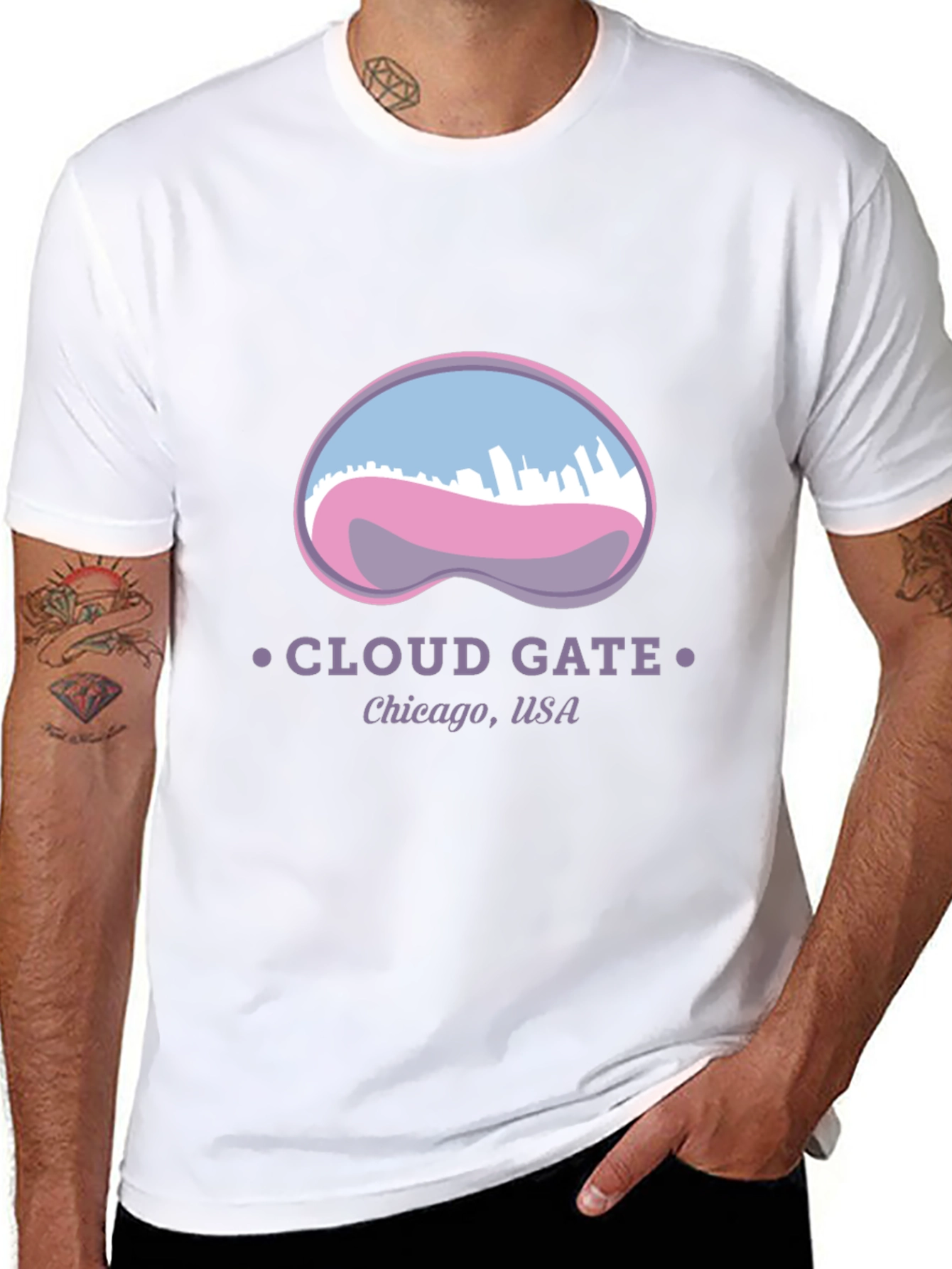 Cloud Gate Chicago USA T-Shirt