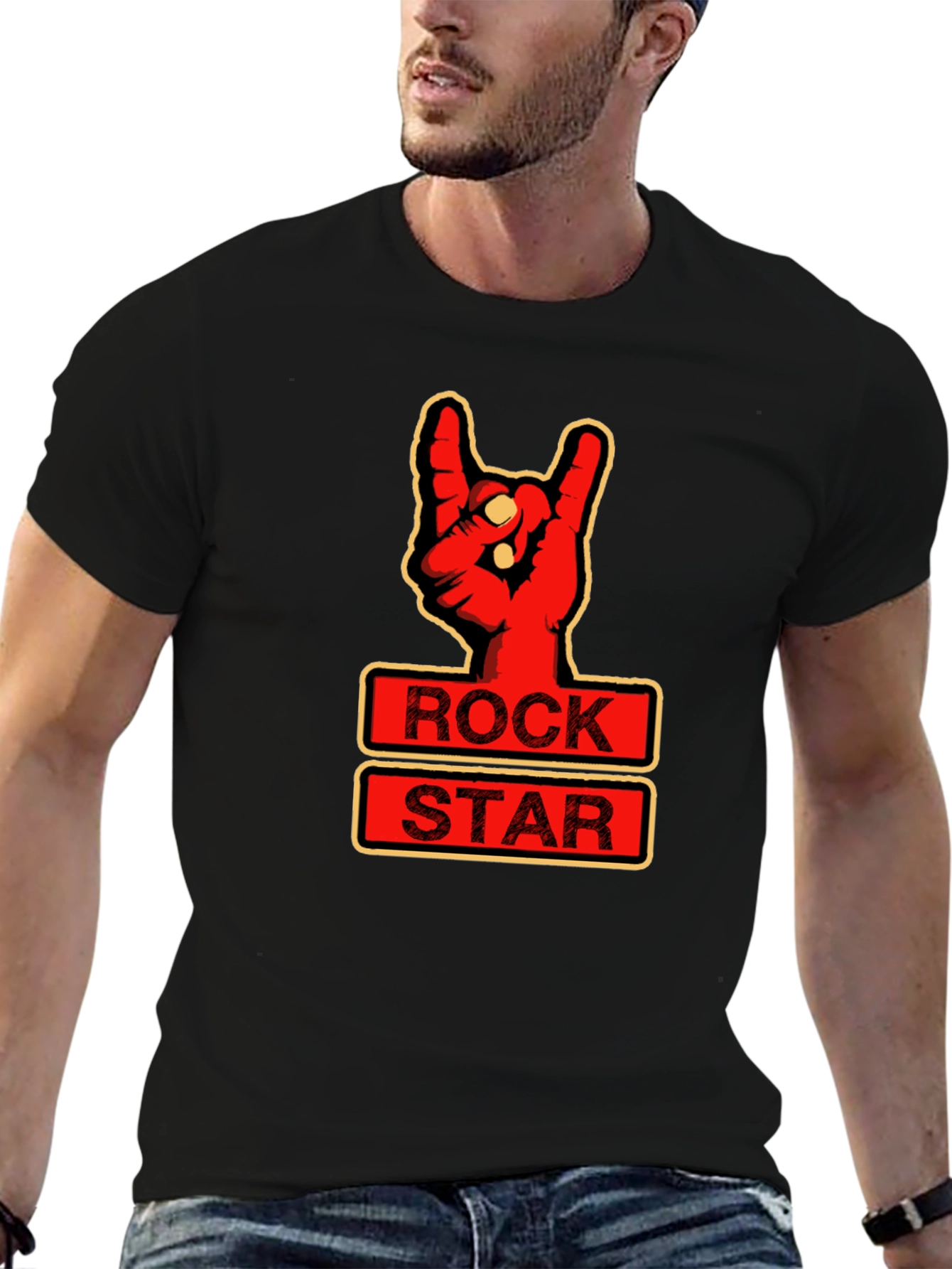 Rock Star Graphic Tee - Music Lover Shirt