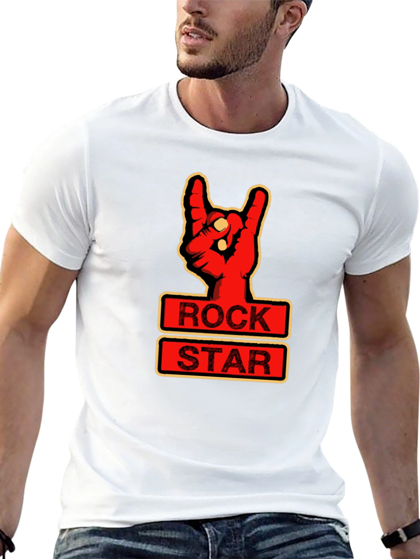 Rock Star Graphic Tee - Music Lover Shirt