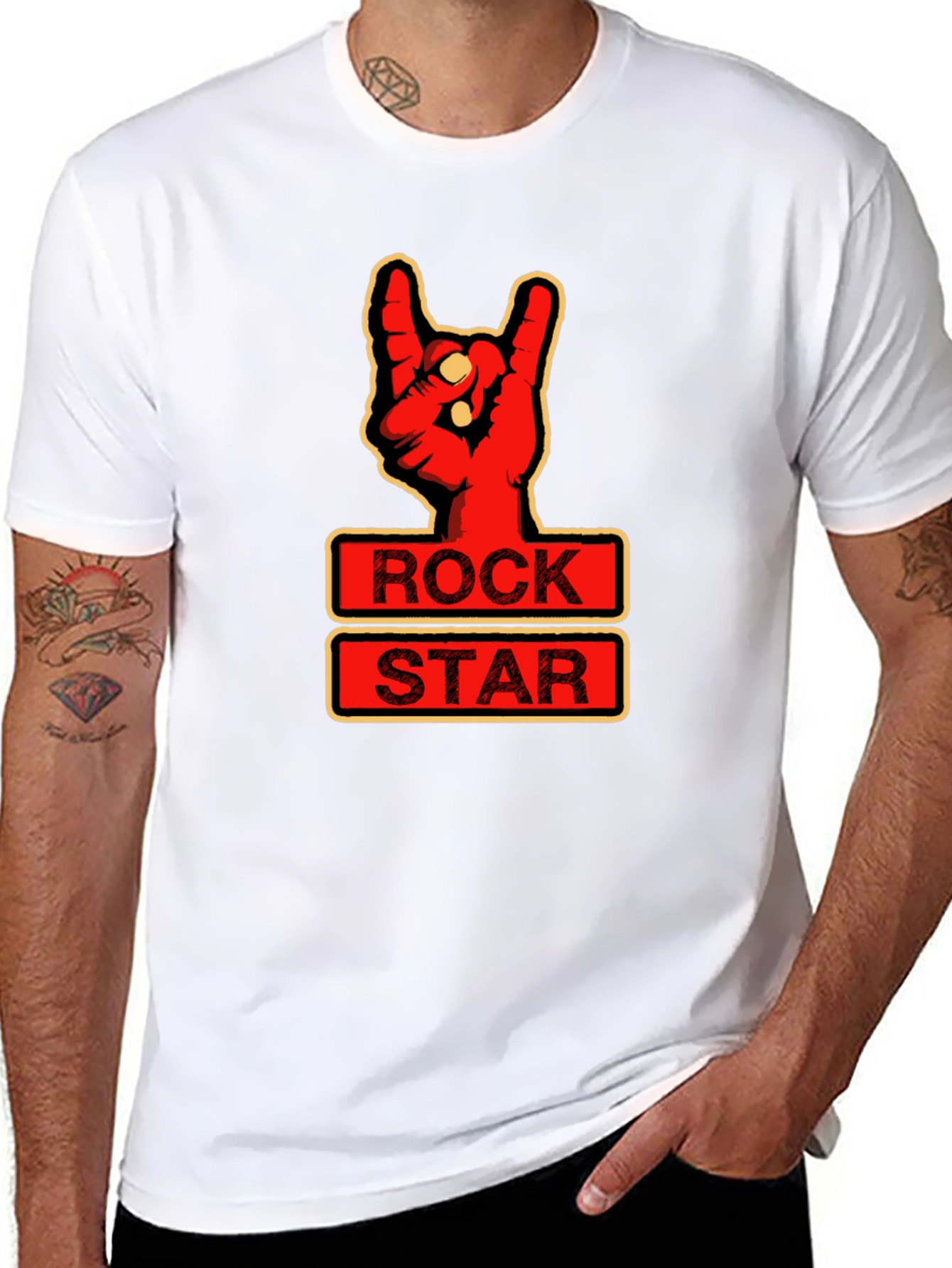 Rock Star Graphic Tee - Music Lover Shirt