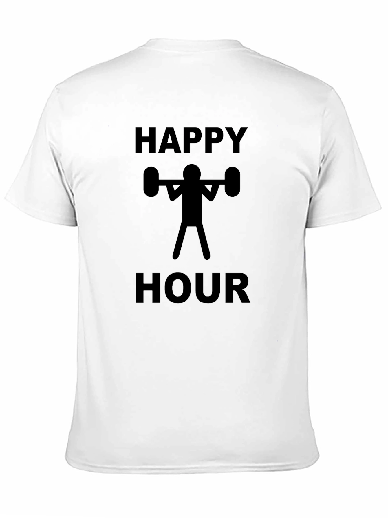 Happy Hour Weightlifting T-Shirt - Black
