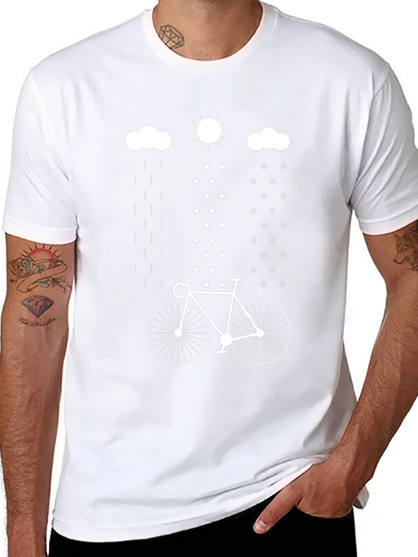 Weather the Ride T-Shirt - Bike Graphic Tee