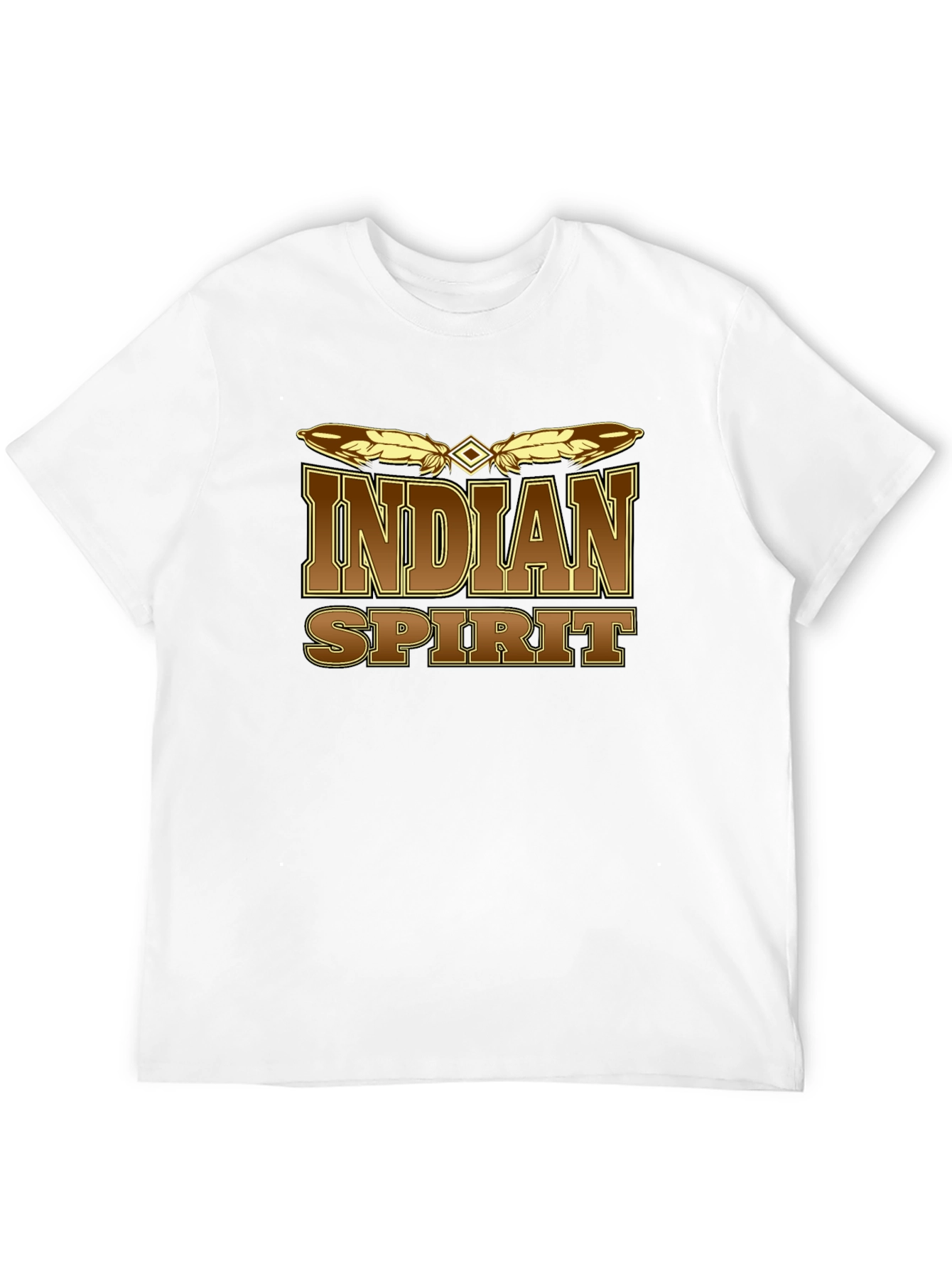 Indian Spirit Graphic Tee - Mens Black T-Shirt