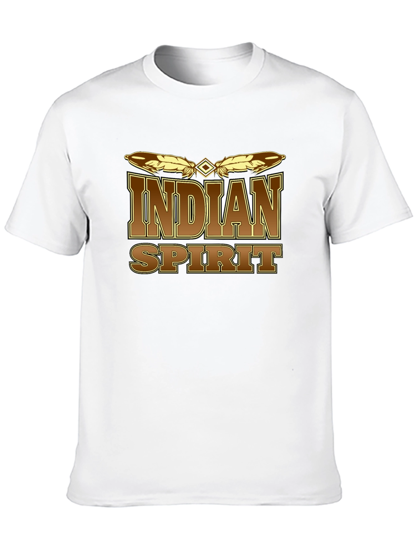 Indian Spirit Graphic Tee - Mens Black T-Shirt