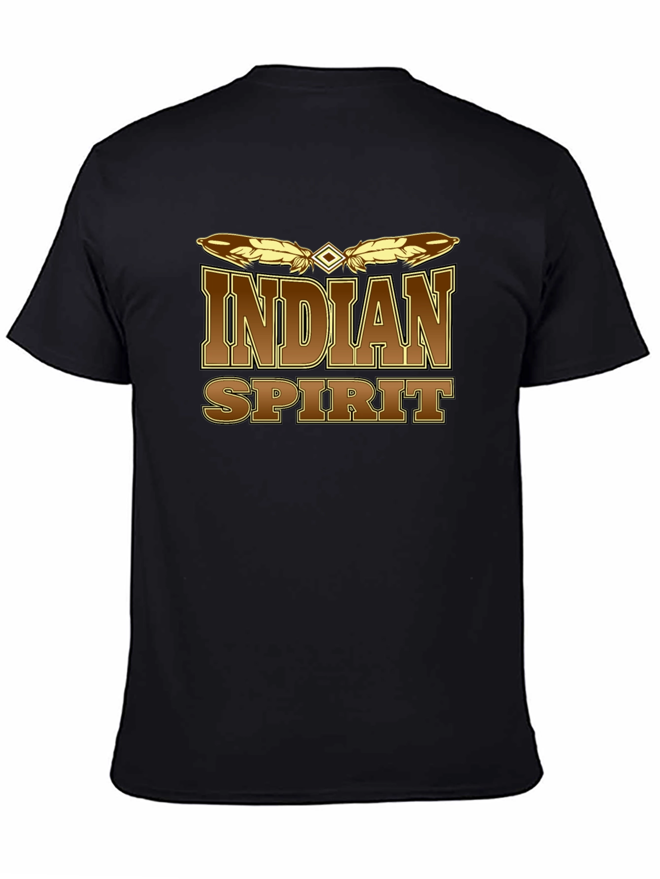 Indian Spirit Graphic Tee - Mens Black T-Shirt