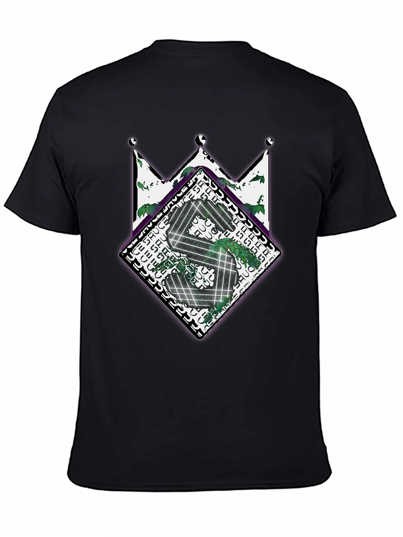 King Sauce Tee - Crown Graphic Black T-Shirt