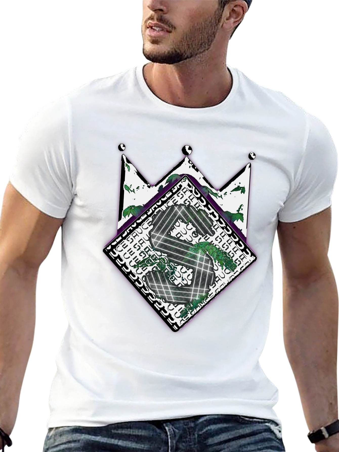 King Sauce Tee - Crown Graphic Black T-Shirt