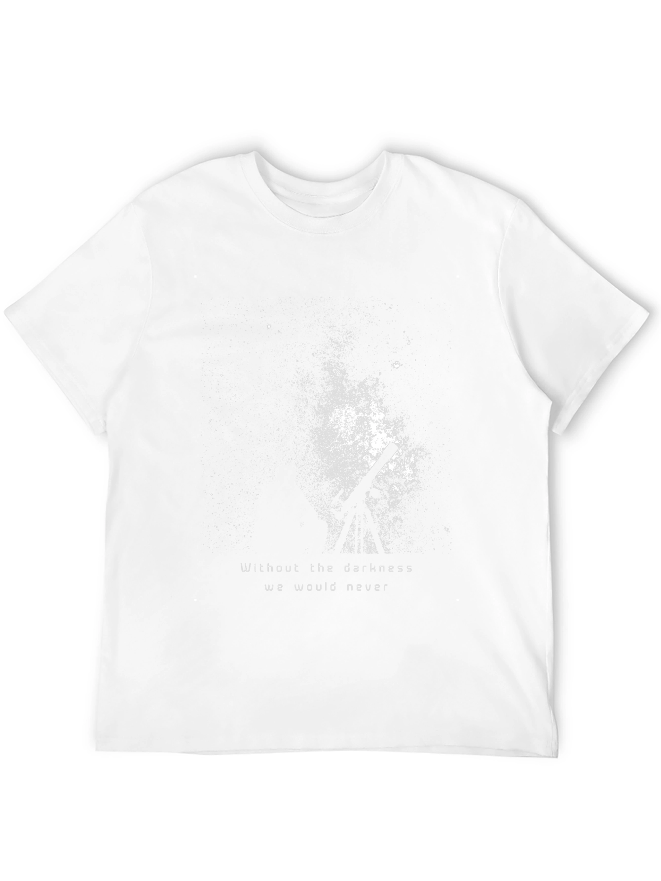 Mens Black T-Shirt with Abstract Graphic Print