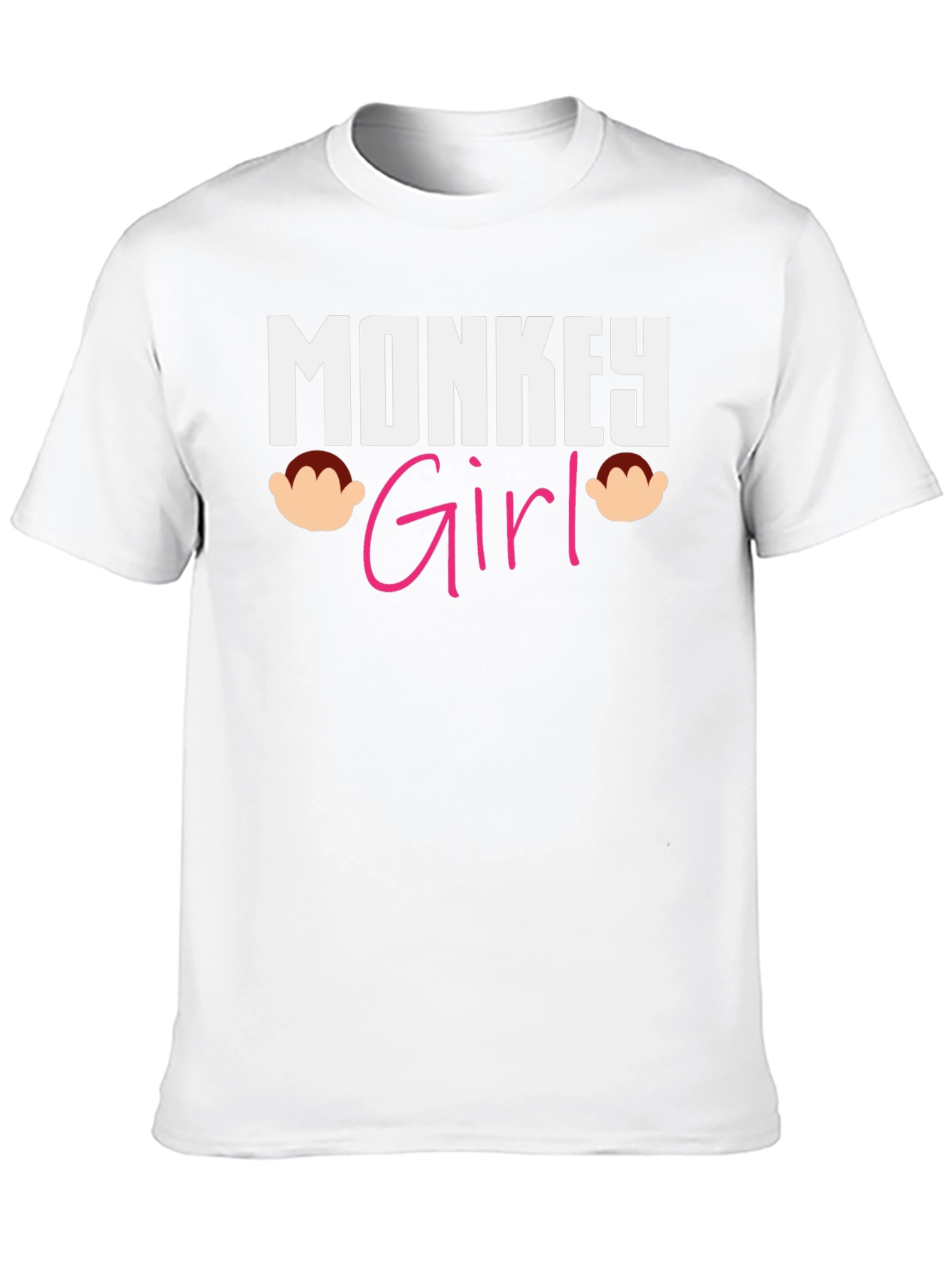 Monkey Girl Graphic T-Shirt - Novelty Tee