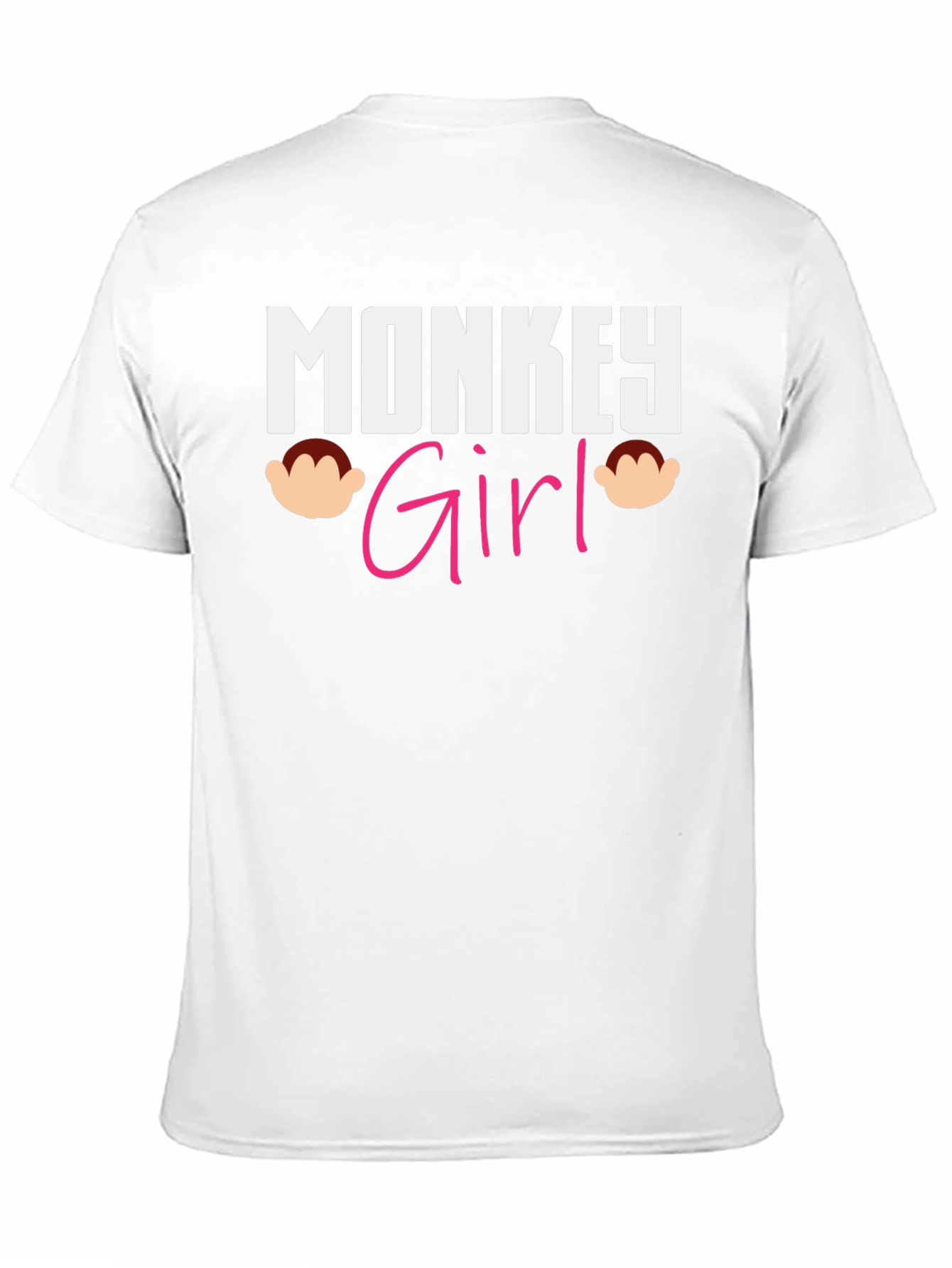 Monkey Girl Graphic T-Shirt - Novelty Tee