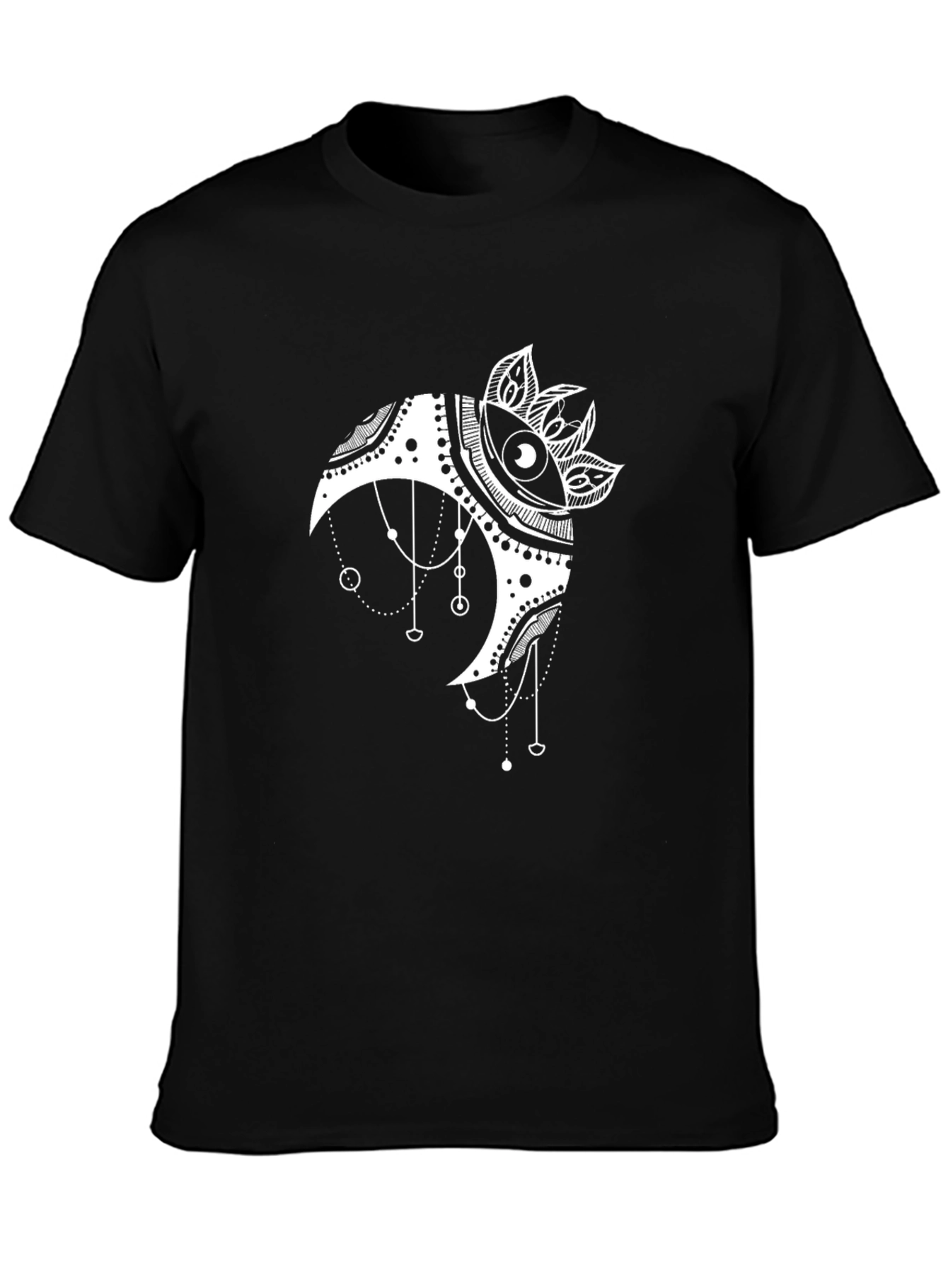 Mystic Moon Eye T-Shirt - Black Graphic Tee