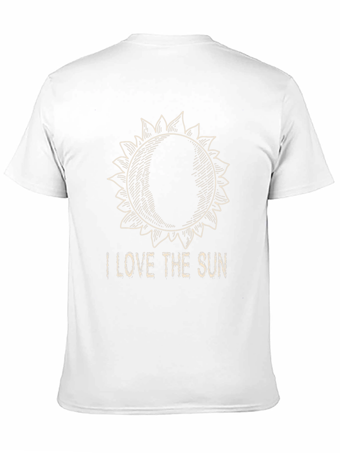 I Love The Sun Graphic T-Shirt - Black