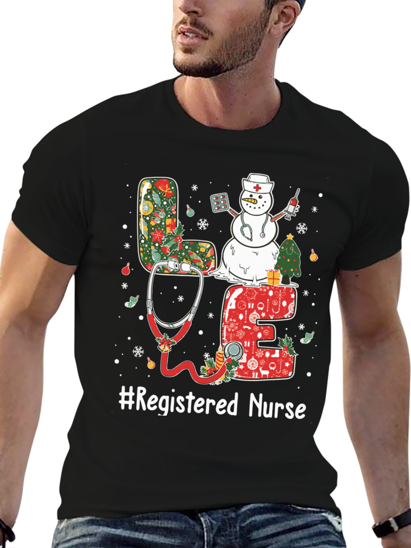 Registered Nurse Christmas T-Shirt