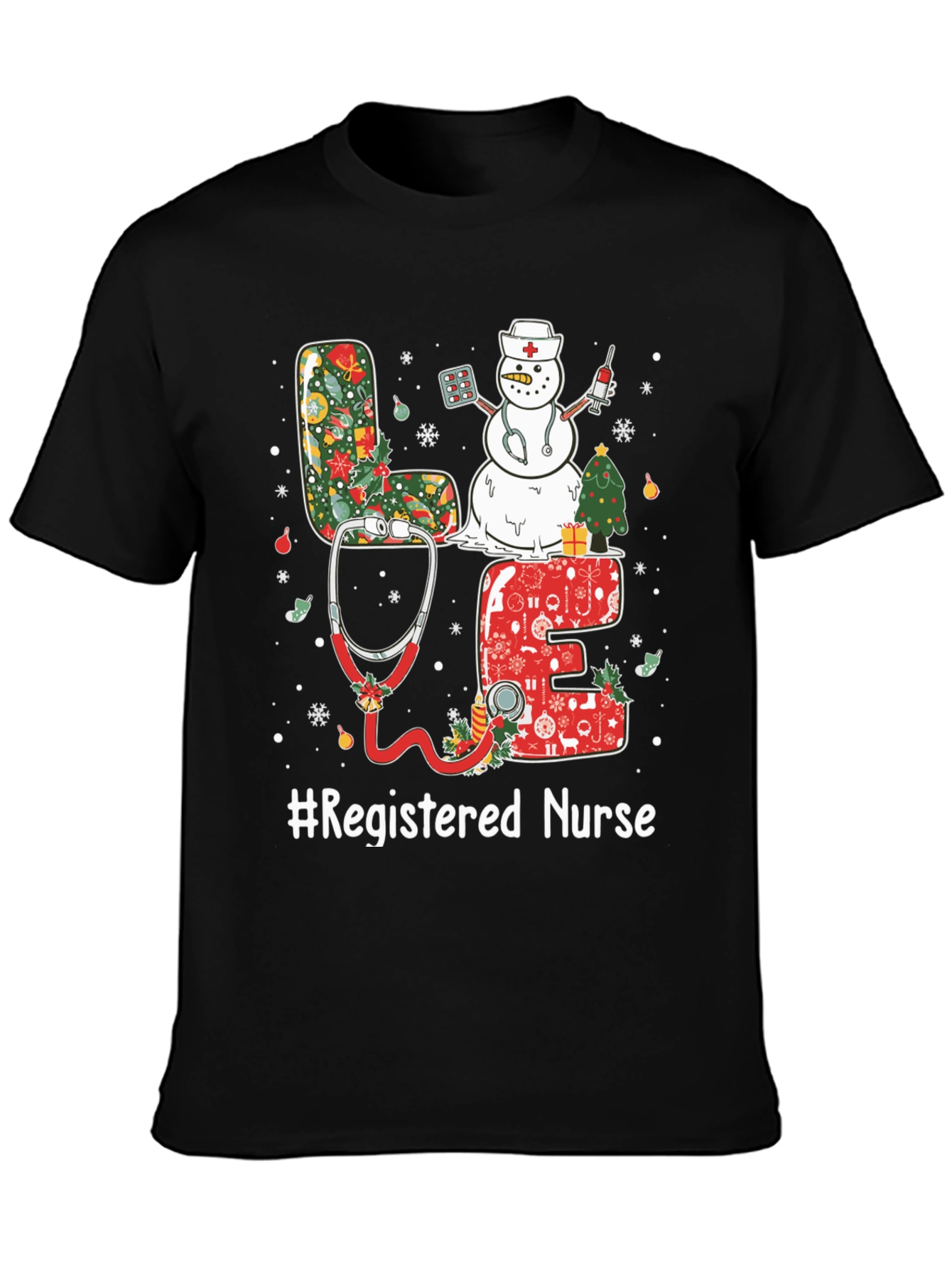 Registered Nurse Christmas T-Shirt