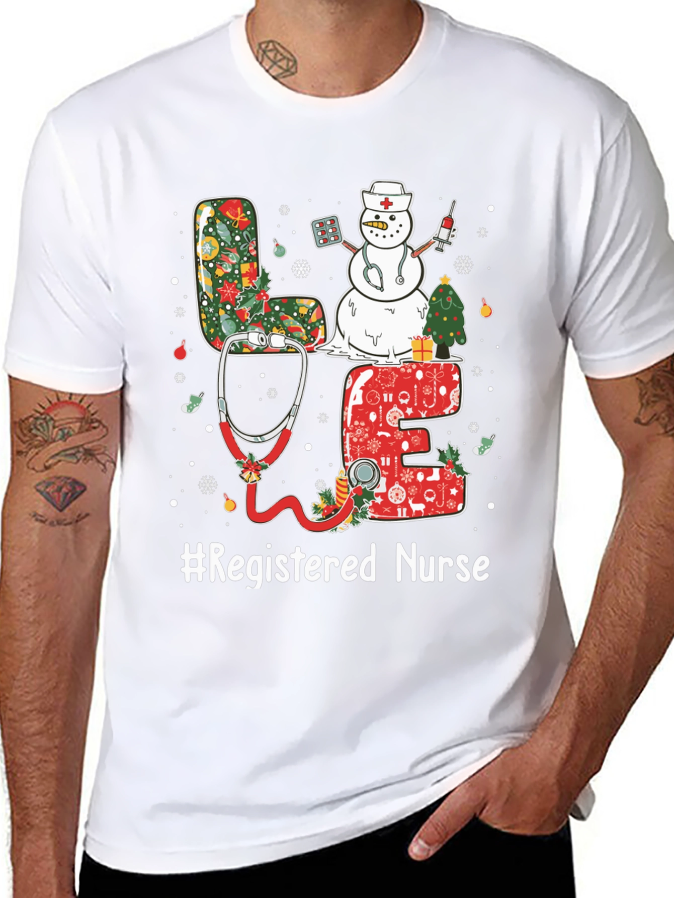 Registered Nurse Christmas T-Shirt