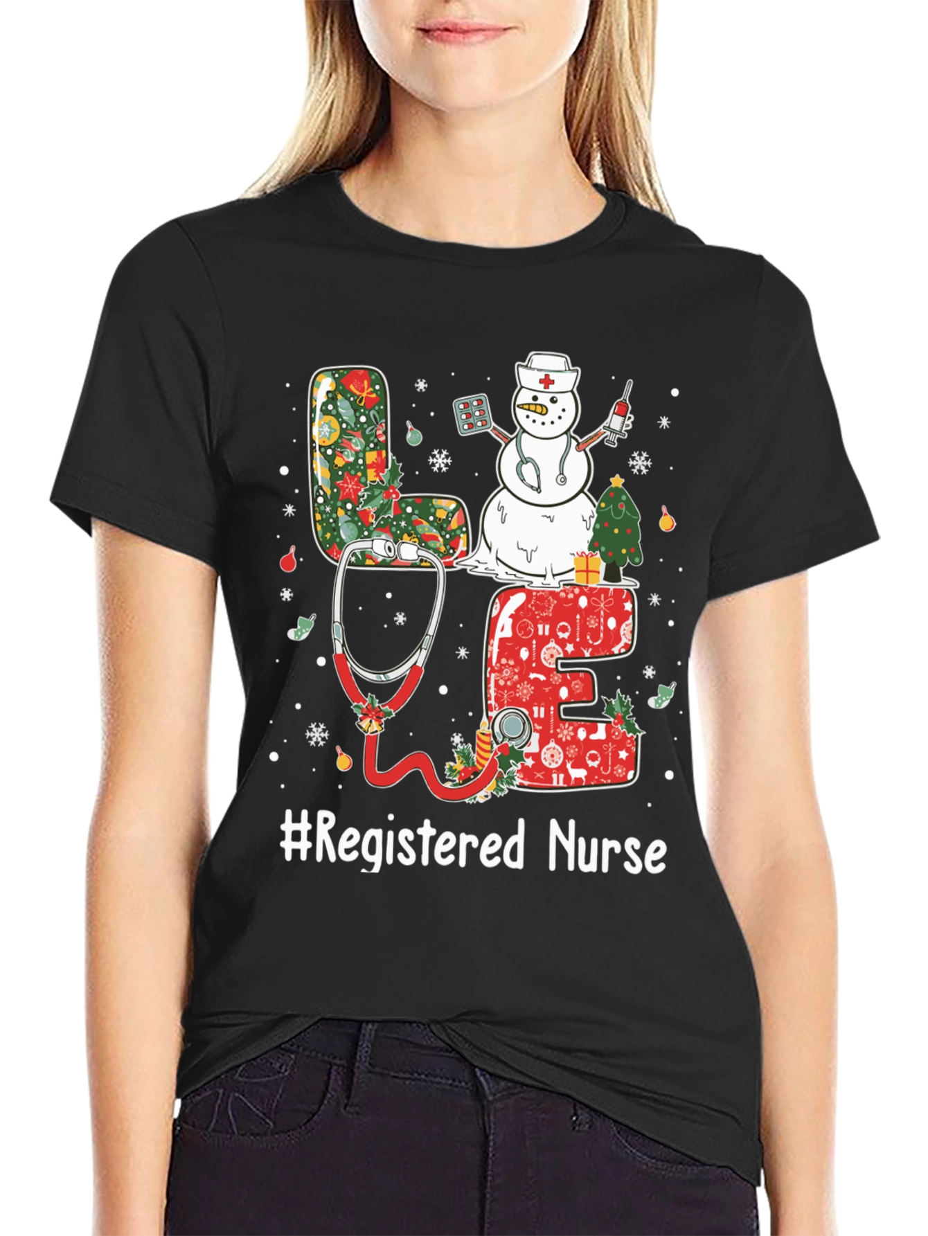 Registered Nurse Christmas T-Shirt