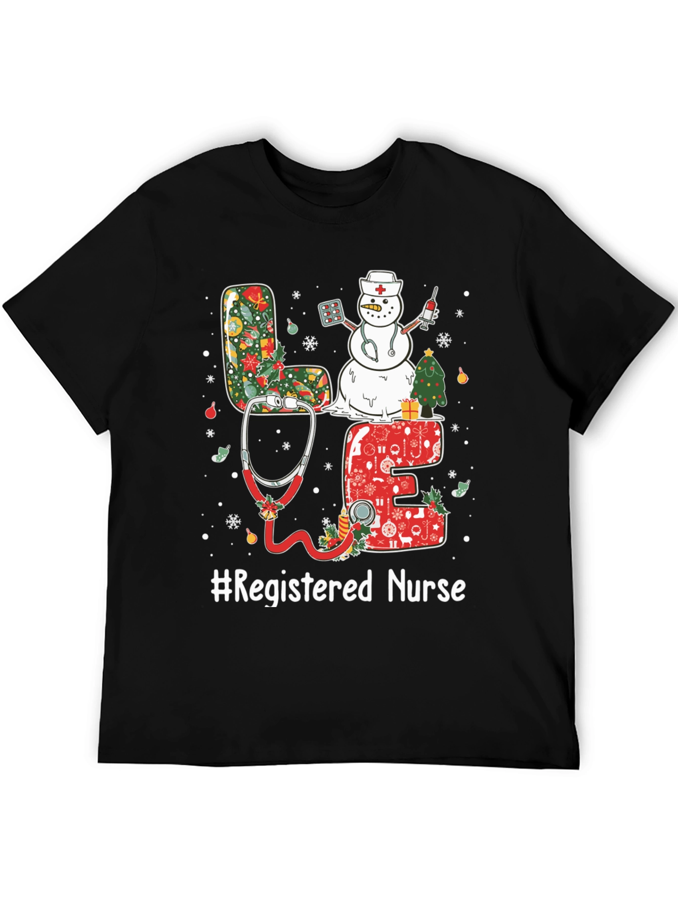 Registered Nurse Christmas T-Shirt