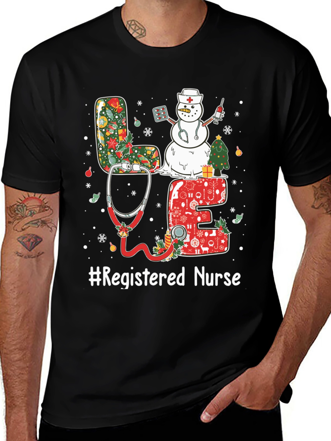 Registered Nurse Christmas T-Shirt