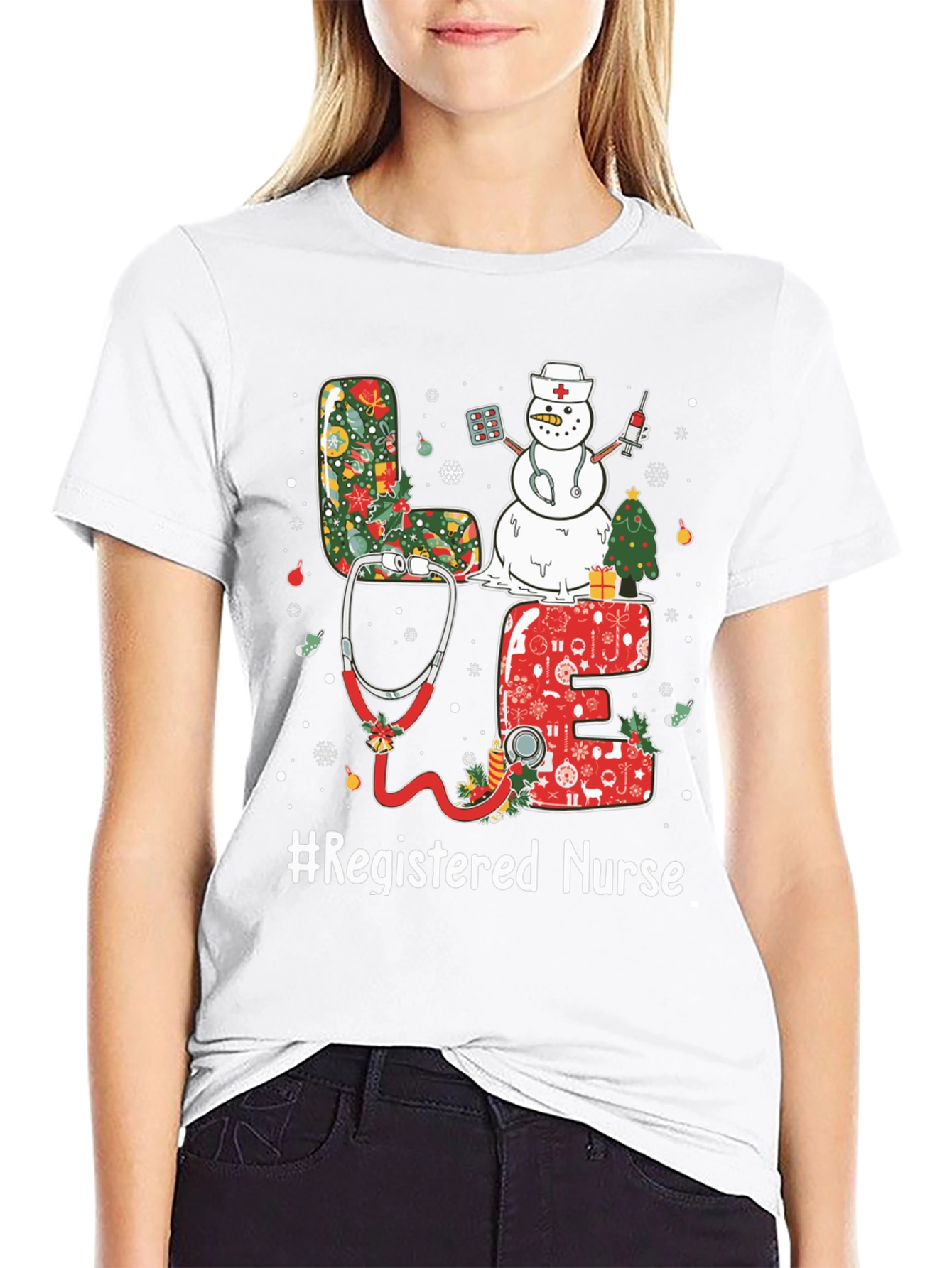 Registered Nurse Christmas T-Shirt