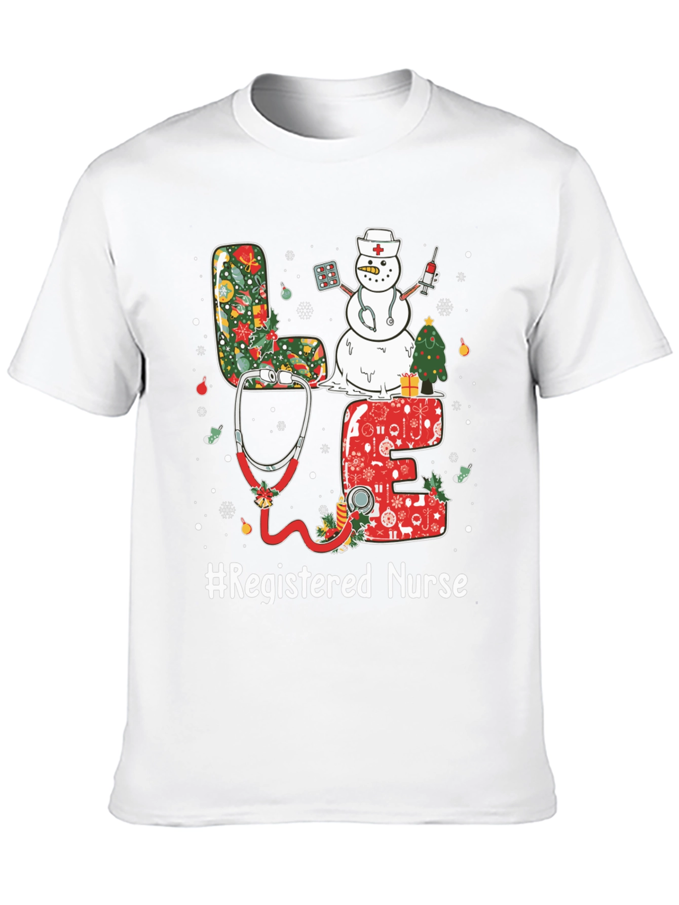 Registered Nurse Christmas T-Shirt
