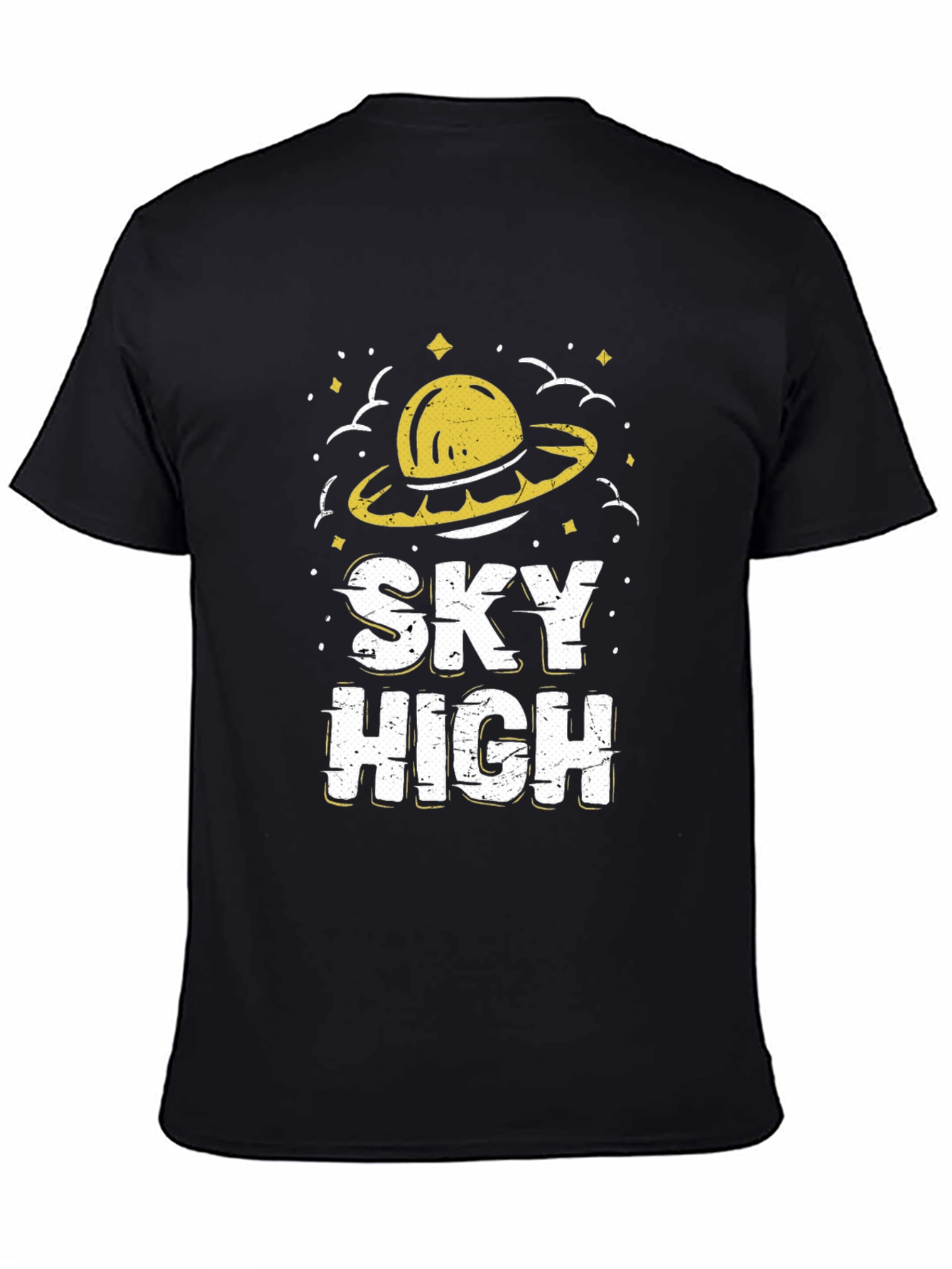 Sky High UFO Graphic T-Shirt - Retro Style