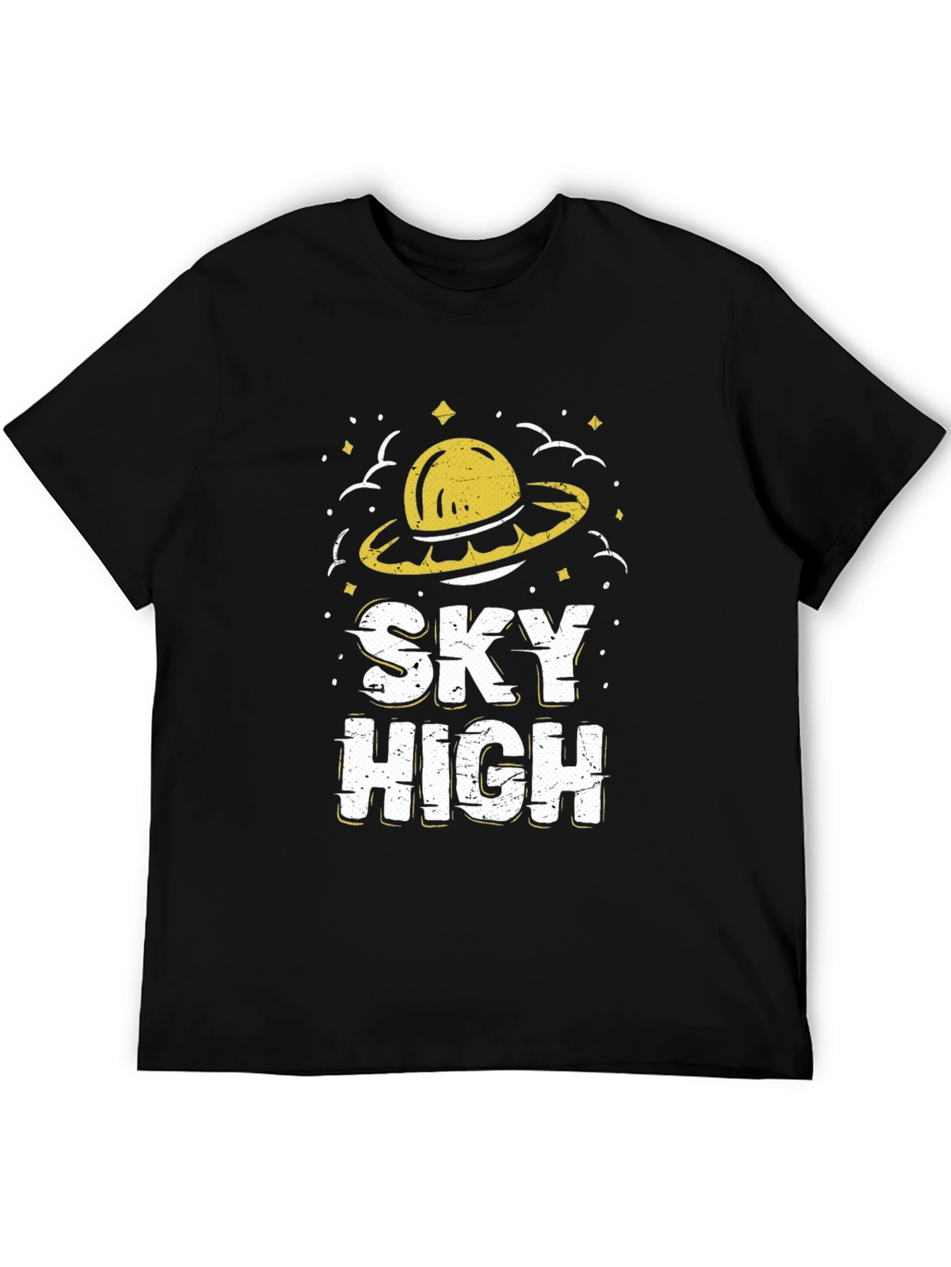 Sky High UFO Graphic T-Shirt - Retro Style