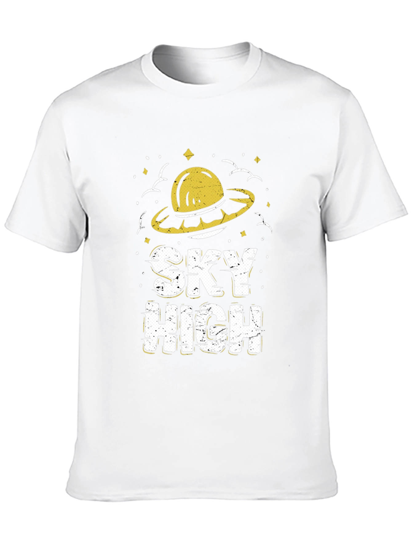 Sky High UFO Graphic T-Shirt - Retro Style