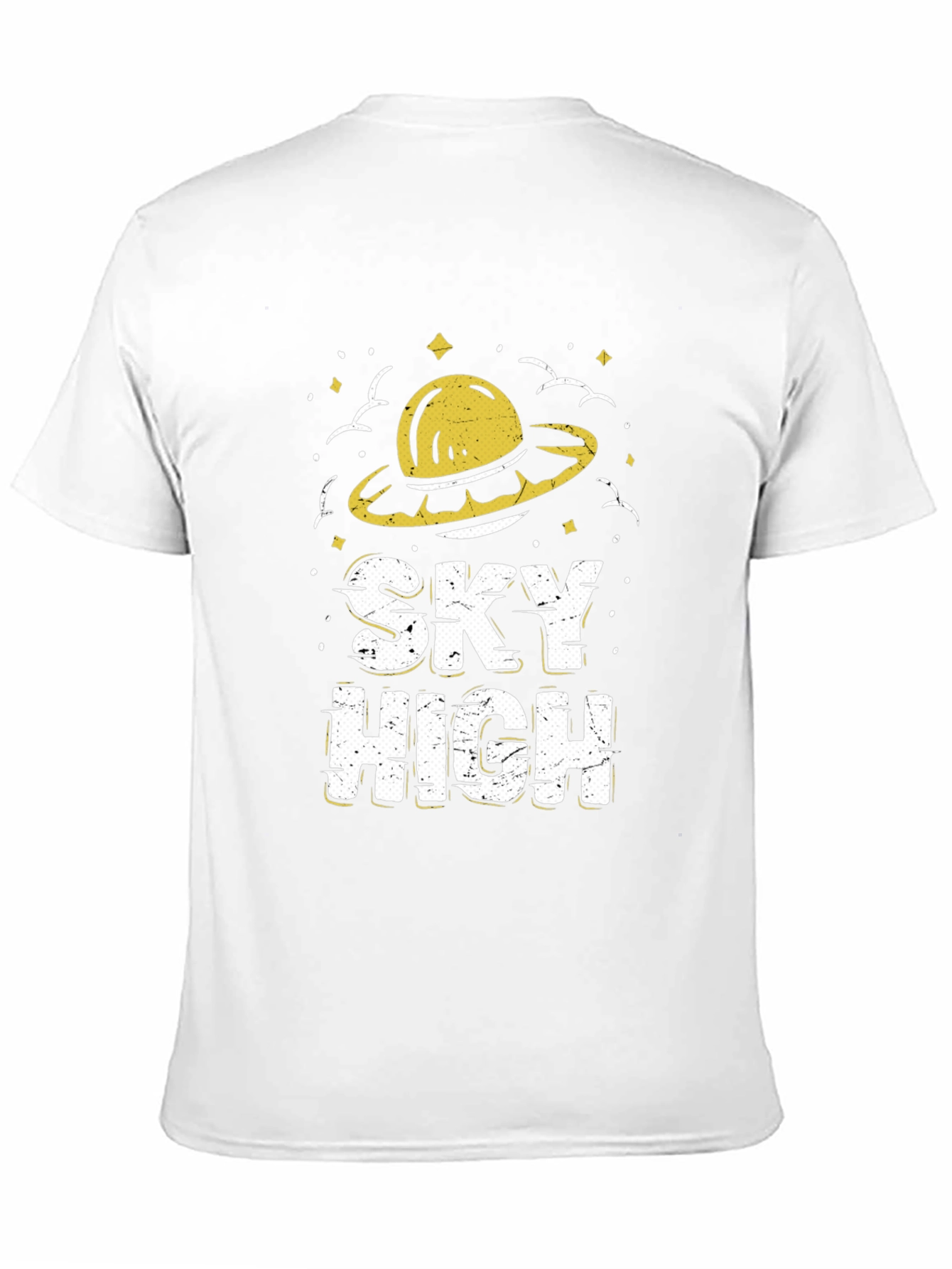 Sky High UFO Graphic T-Shirt - Retro Style