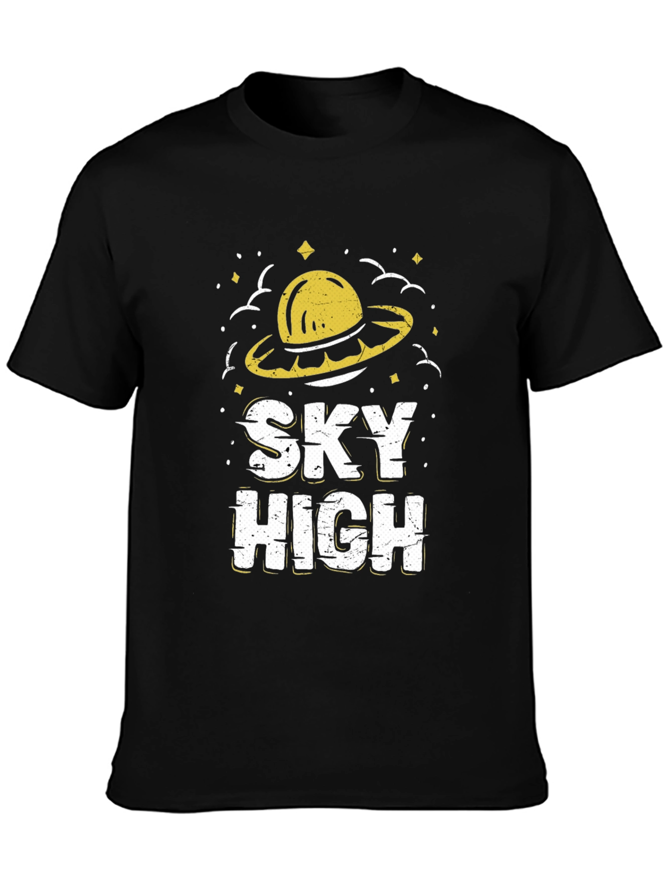 Sky High UFO Graphic T-Shirt - Retro Style