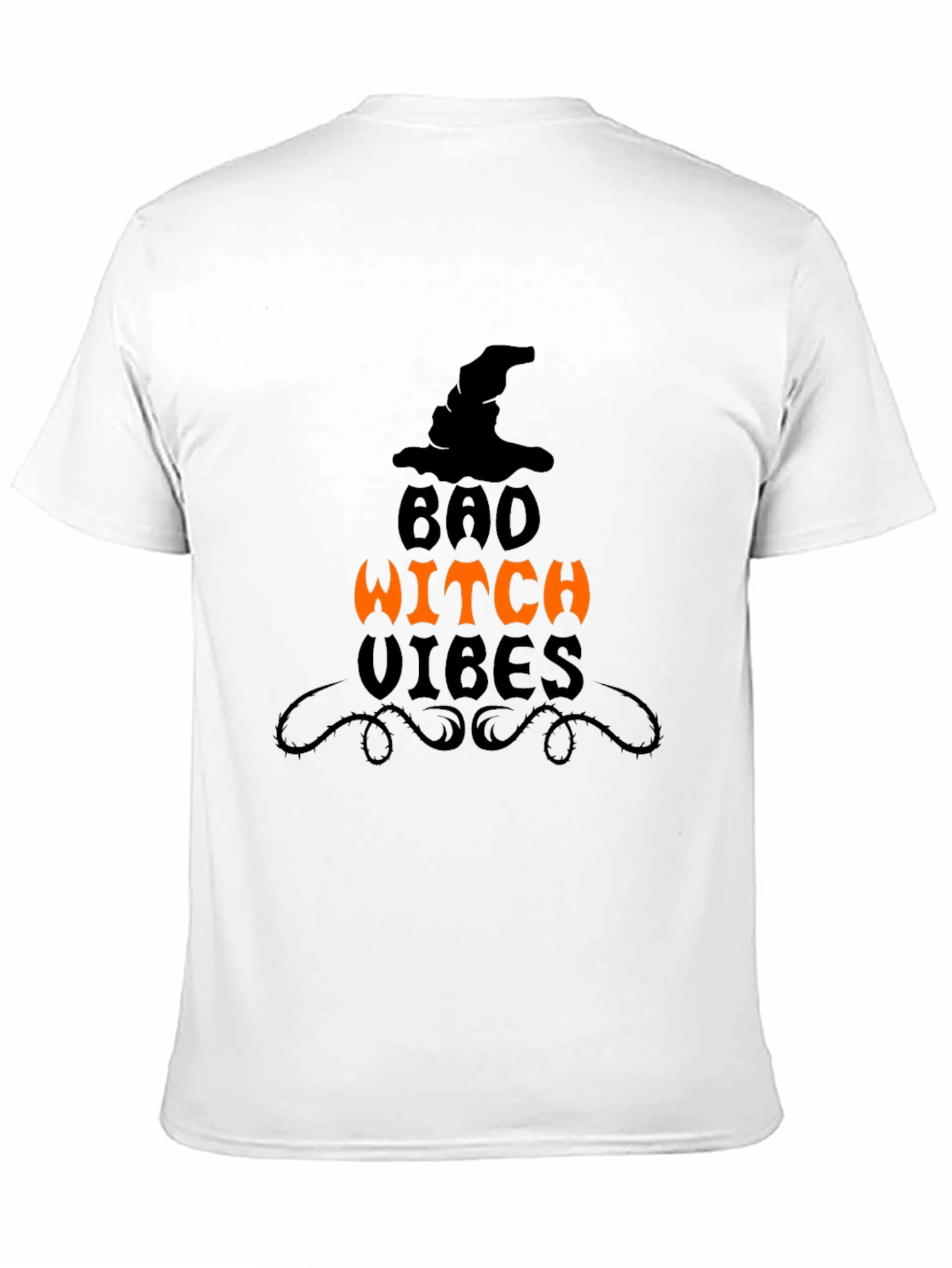 Bad Witch Vibes Graphic Tee - Halloween Apparel