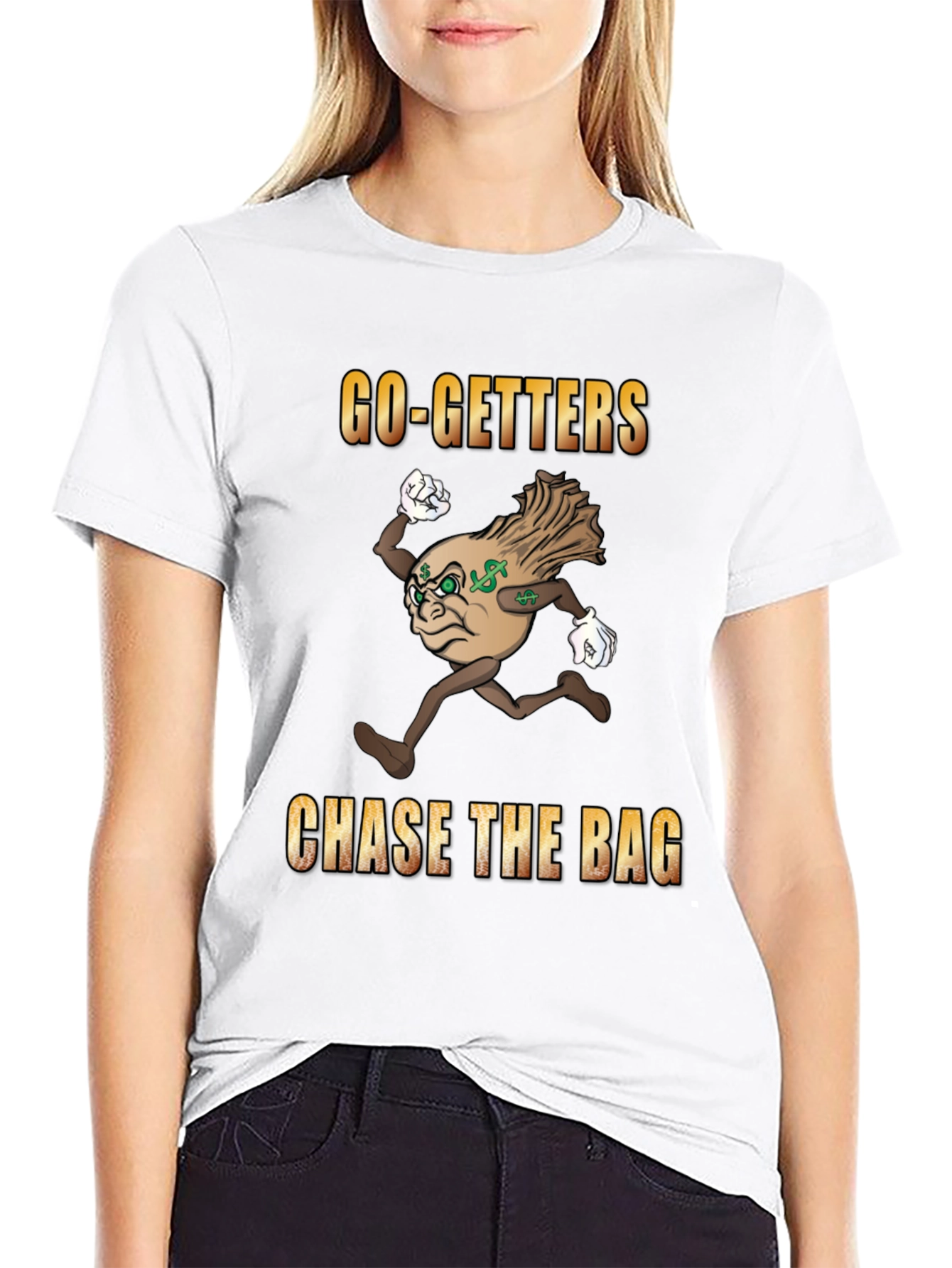 Go-Getters Chase the Bag Black T-Shirt