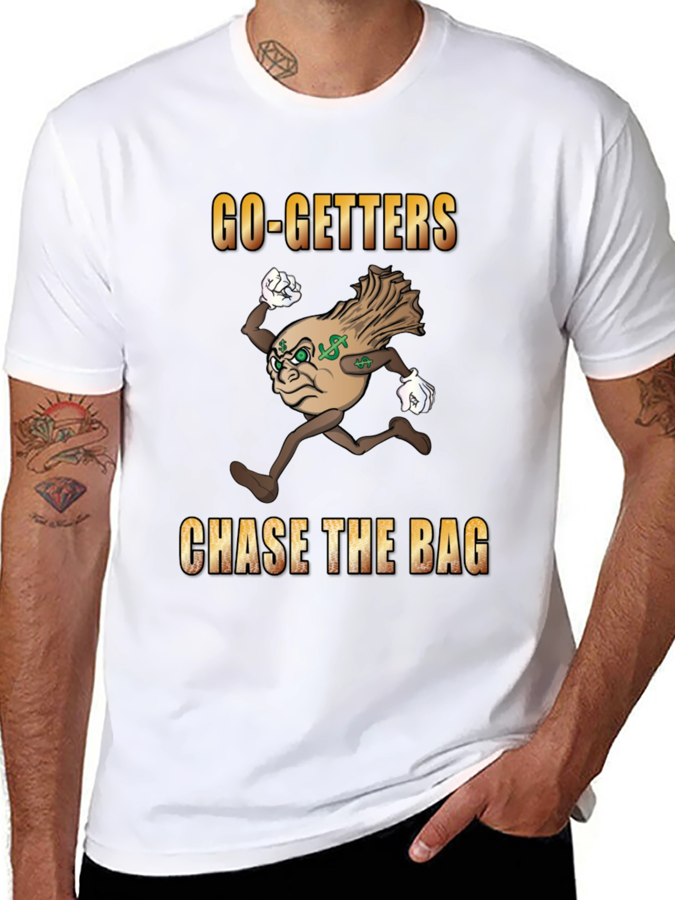 Go-Getters Chase the Bag Black T-Shirt