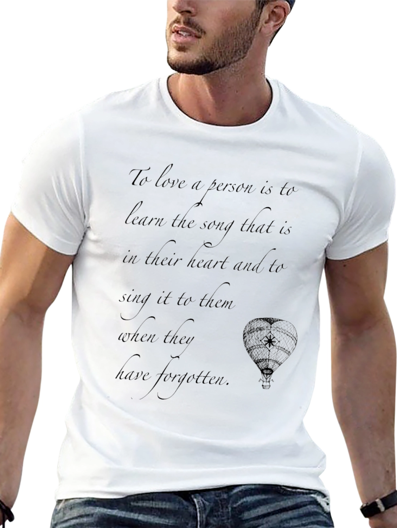 Inspirational Quote T-Shirt: Love & Song