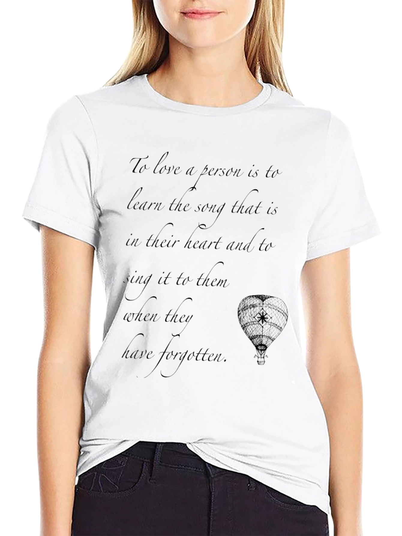 Inspirational Quote T-Shirt: Love & Song