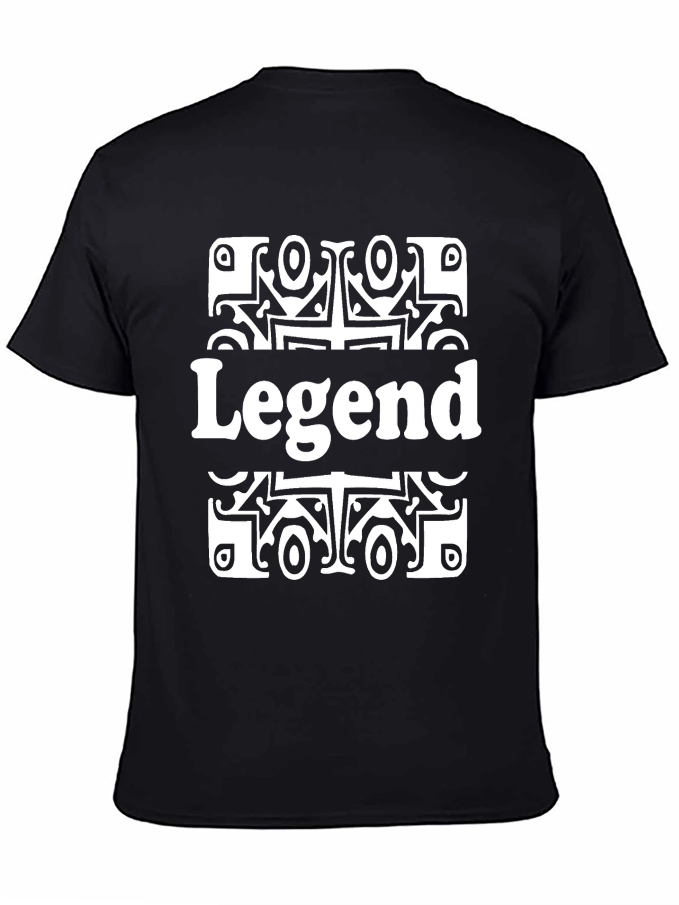 Legend Graphic Print Black T-Shirt