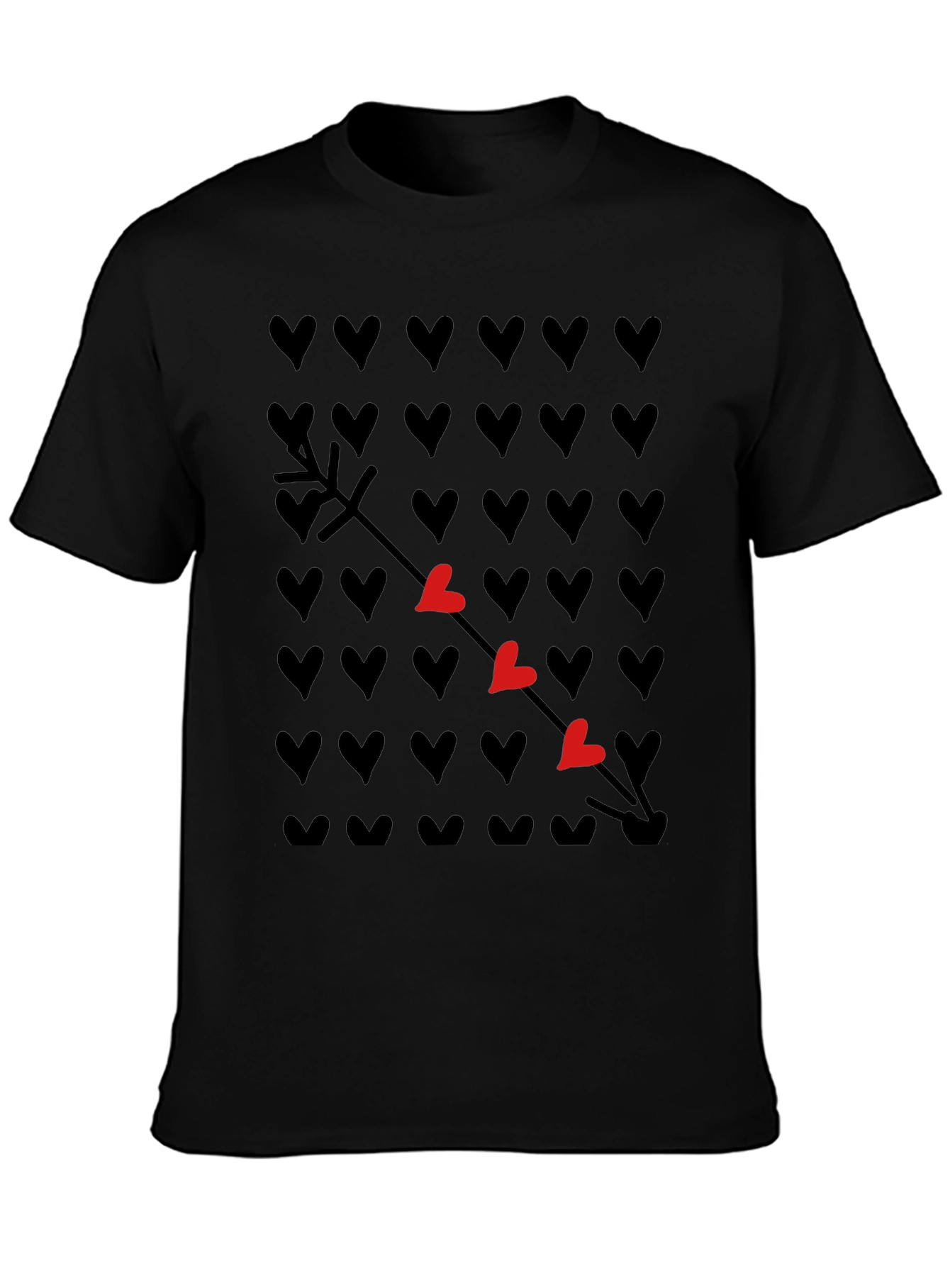 Heart Arrow T-Shirt - Trendy Graphic Tee