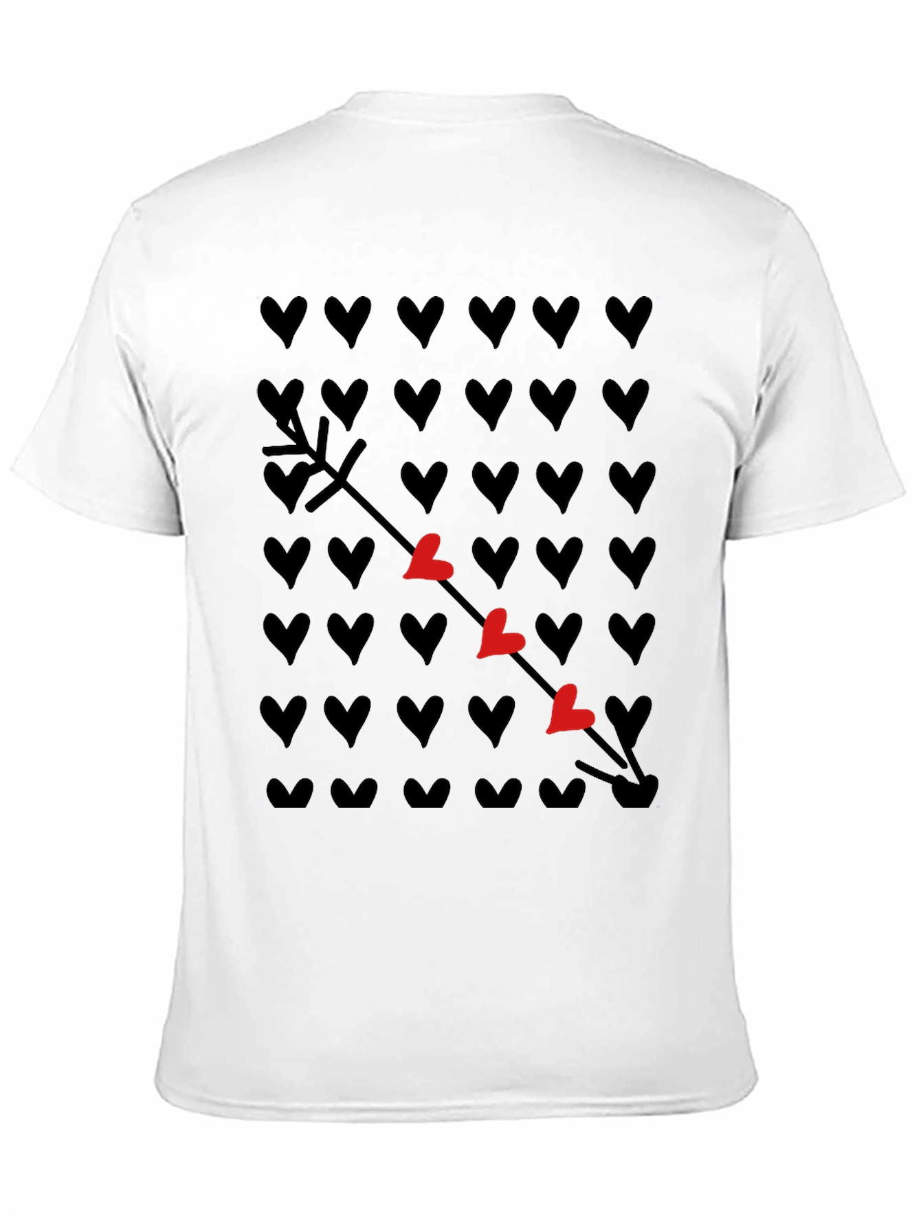 Heart Arrow T-Shirt - Trendy Graphic Tee