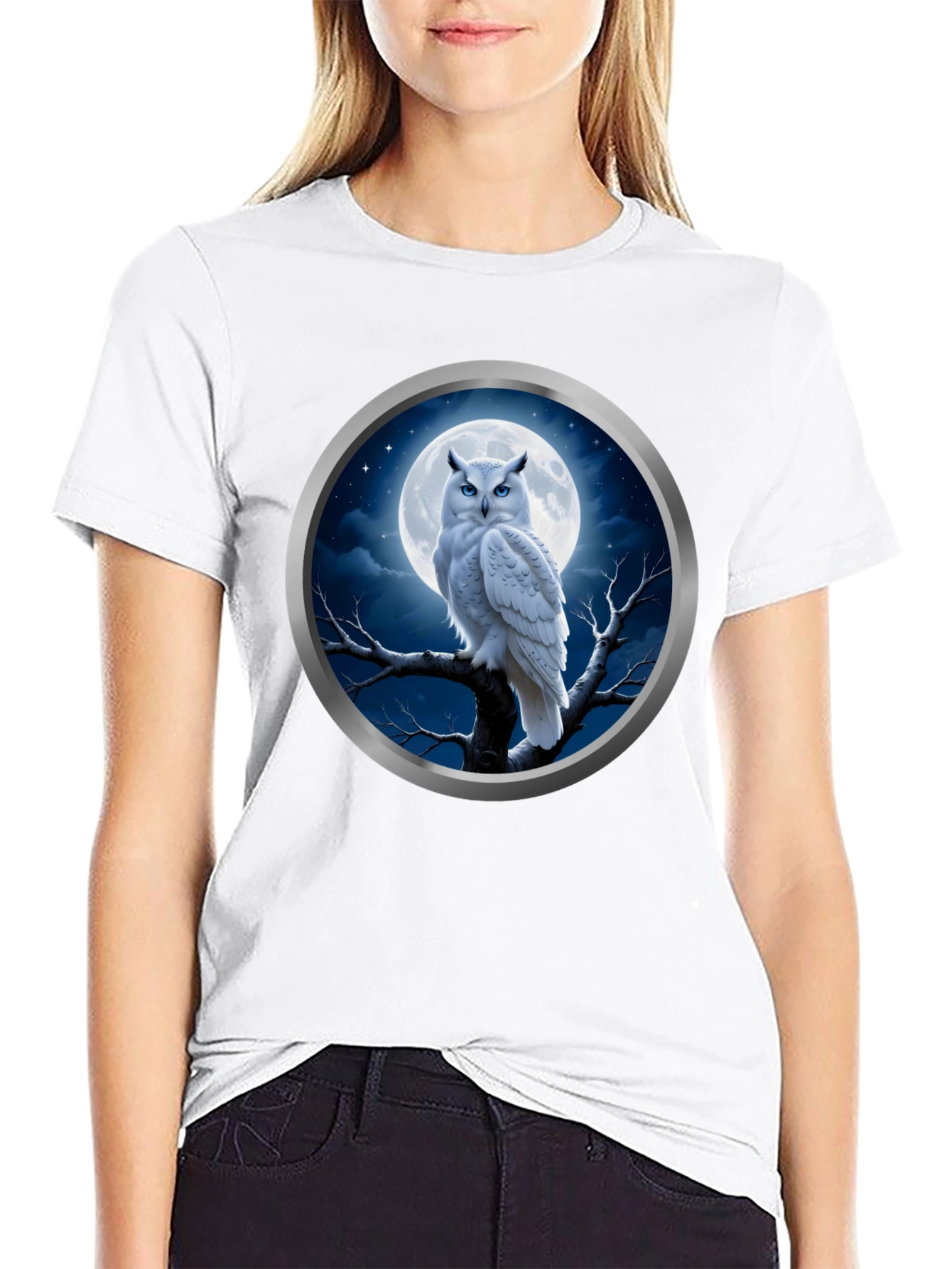 Owl Moon T-Shirt - Unique Design