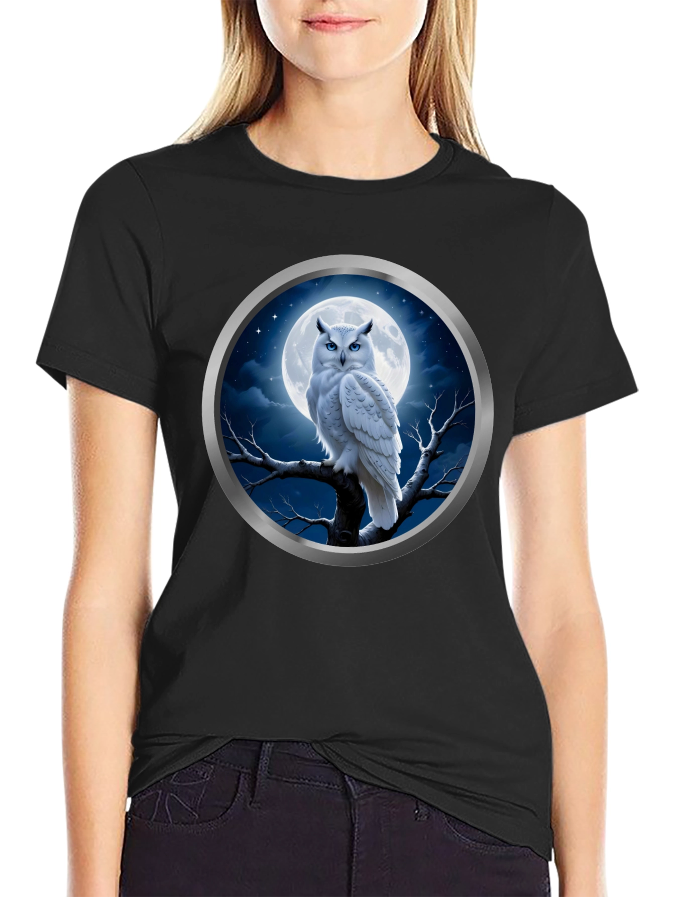 Owl Moon T-Shirt - Unique Design