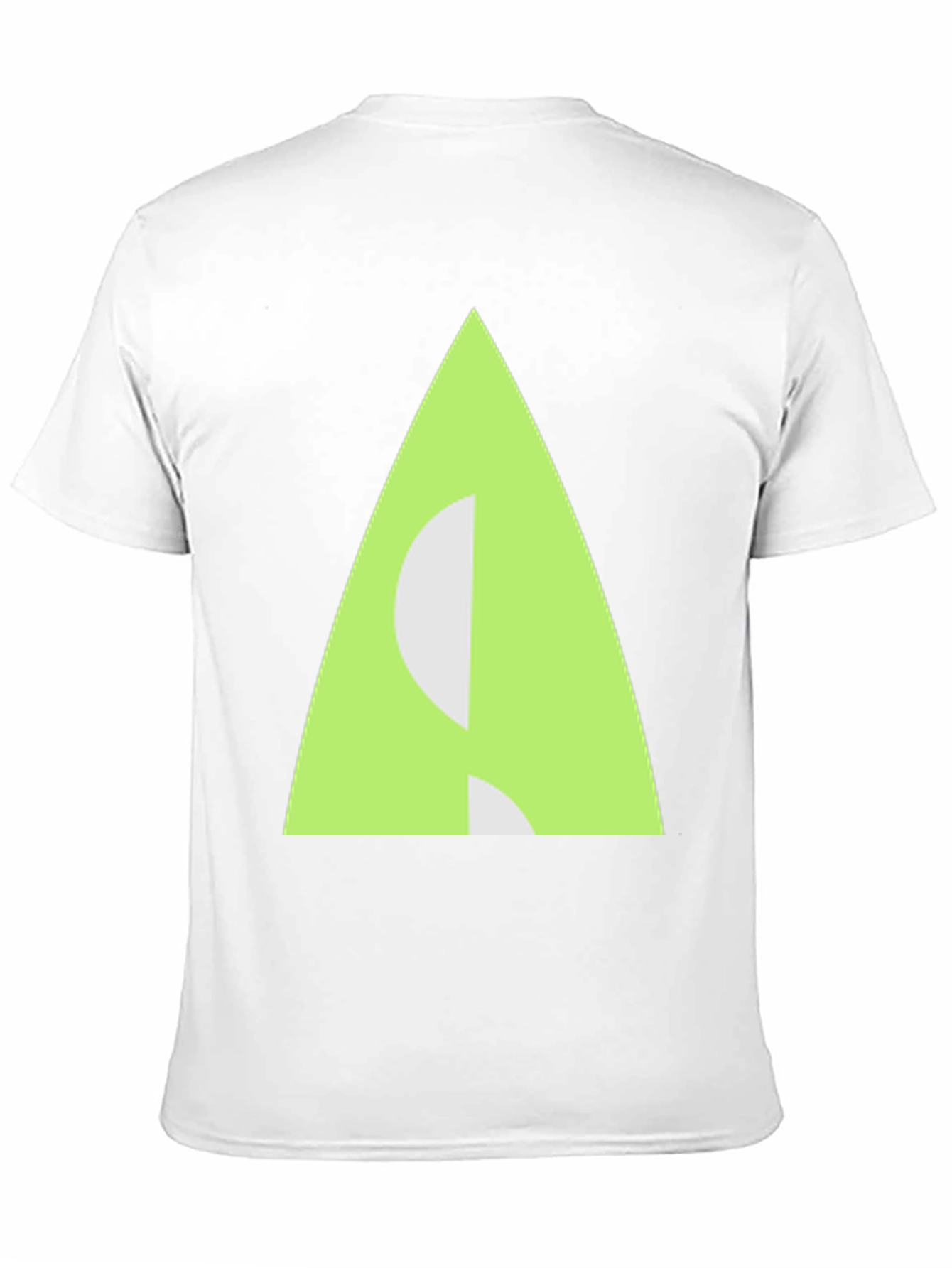 Geometric Triangle Graphic Tee - Modern Style