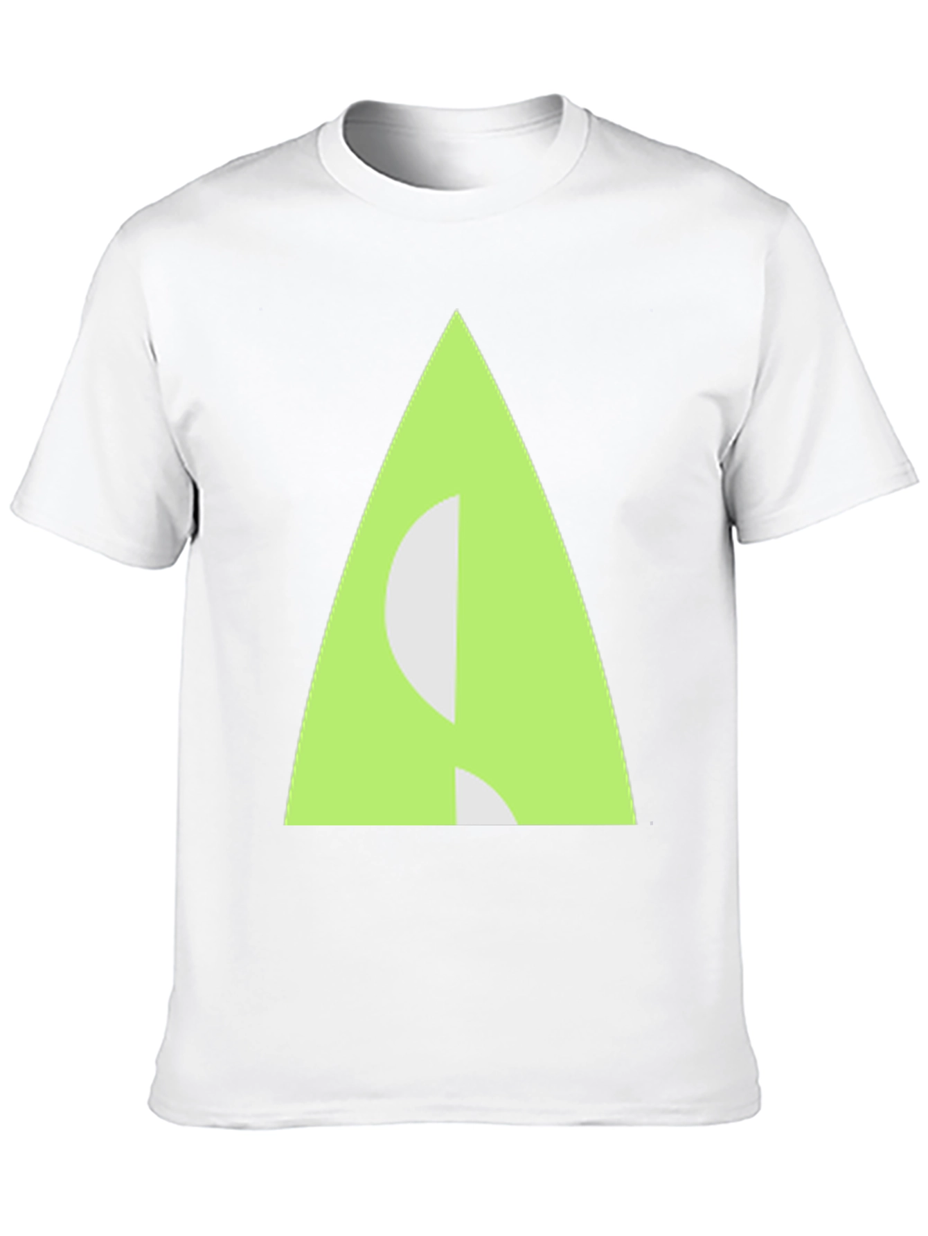 Geometric Triangle Graphic Tee - Modern Style