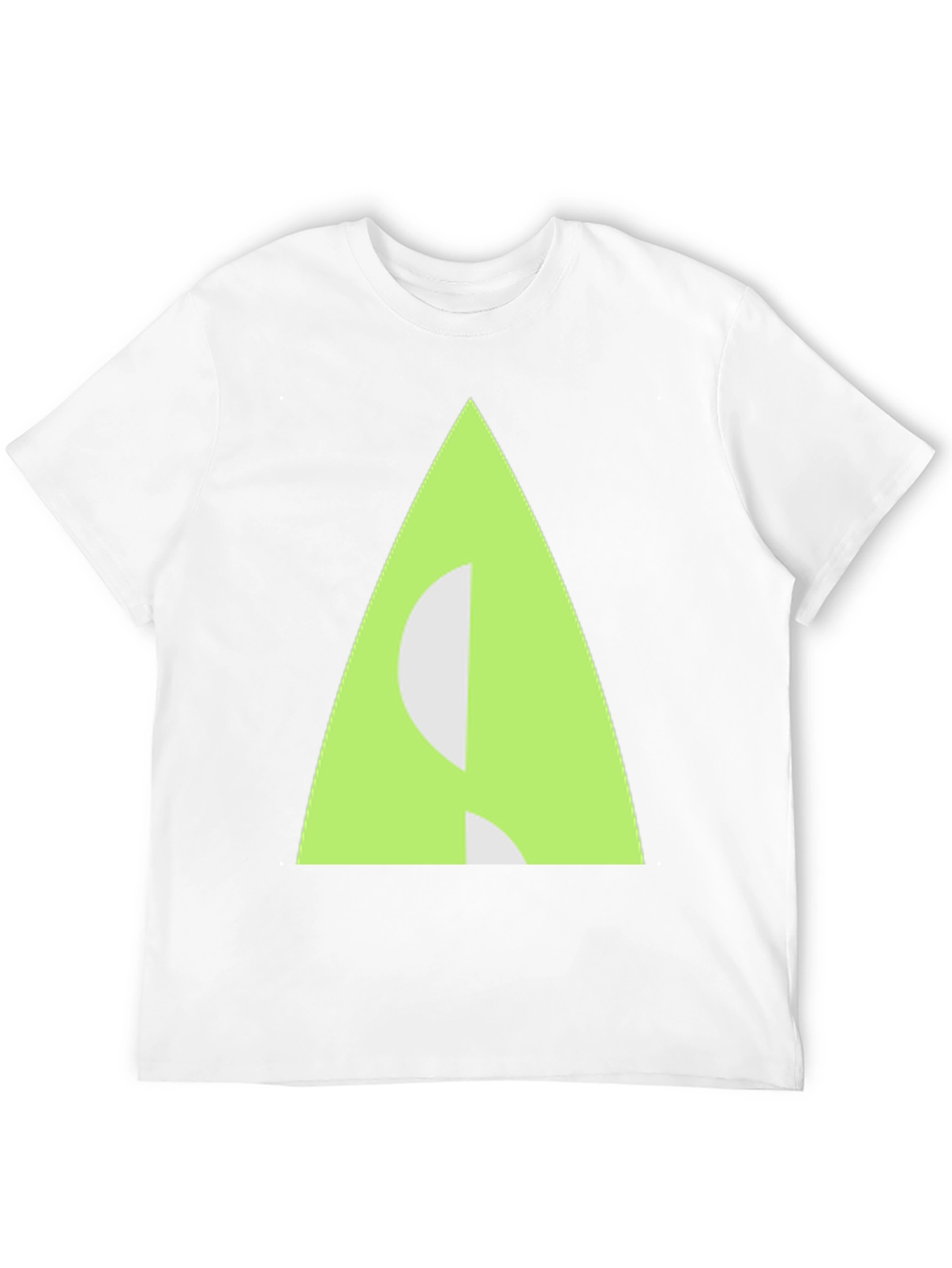 Geometric Triangle Graphic Tee - Modern Style