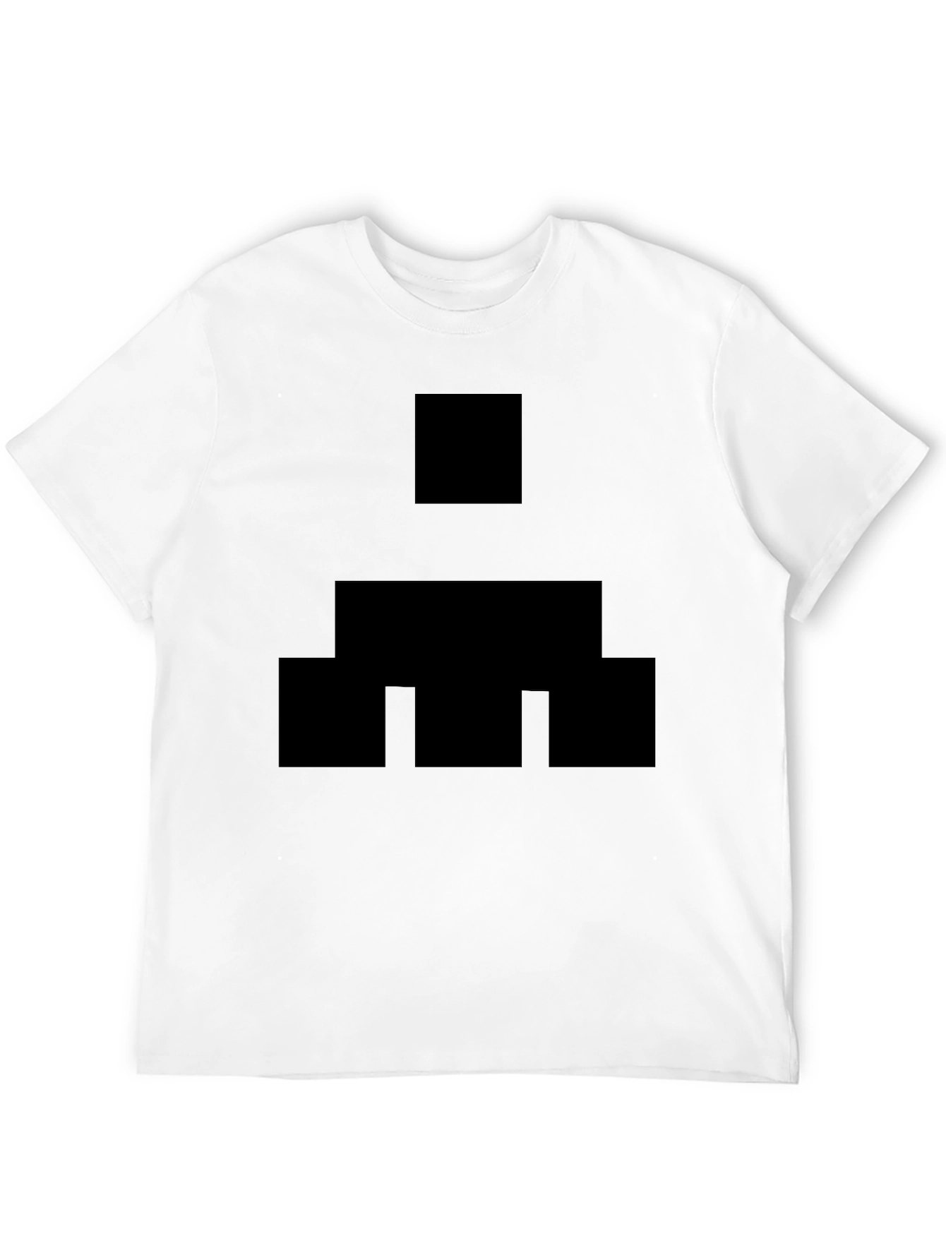 Geometric Pattern Black T-Shirt