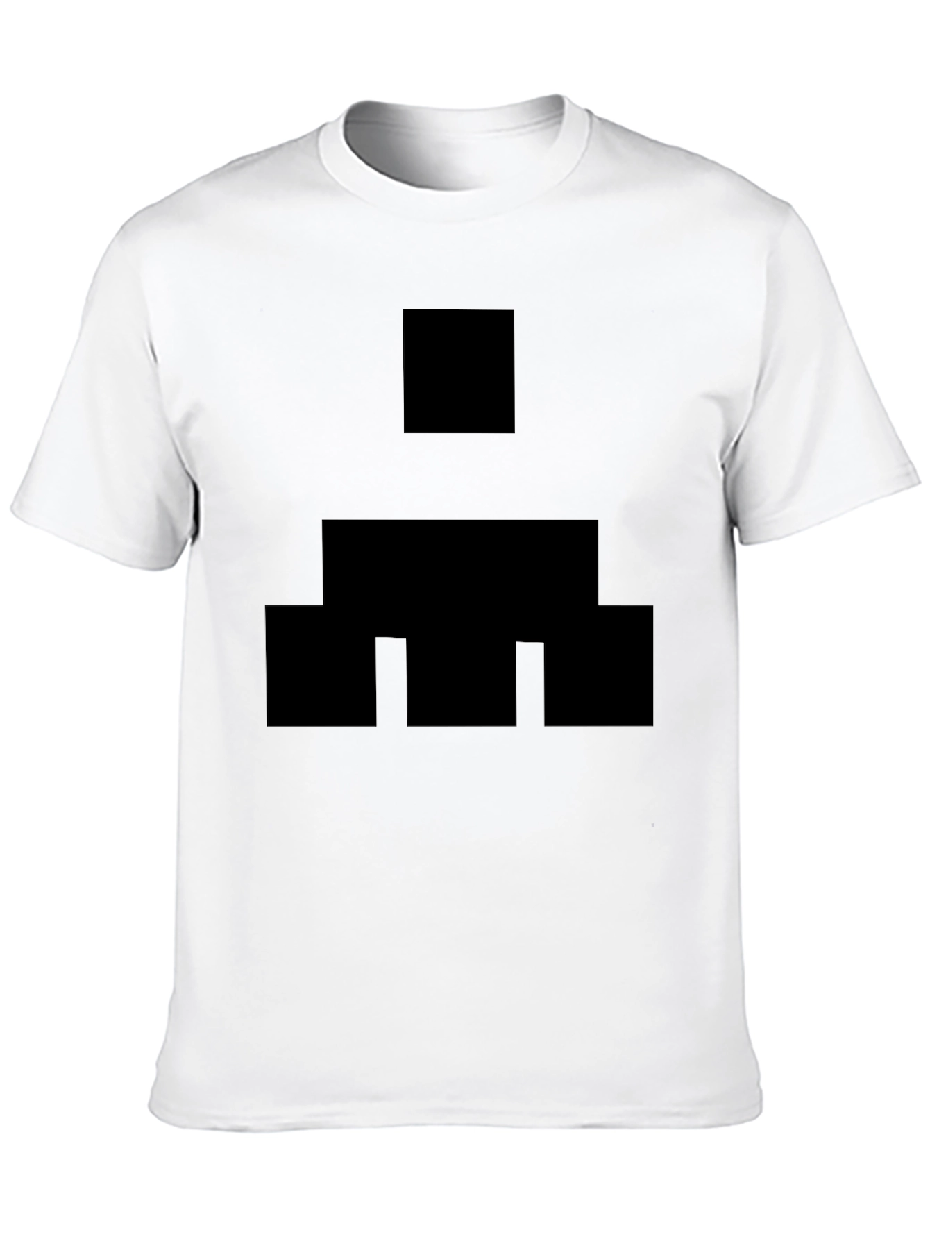 Geometric Pattern Black T-Shirt