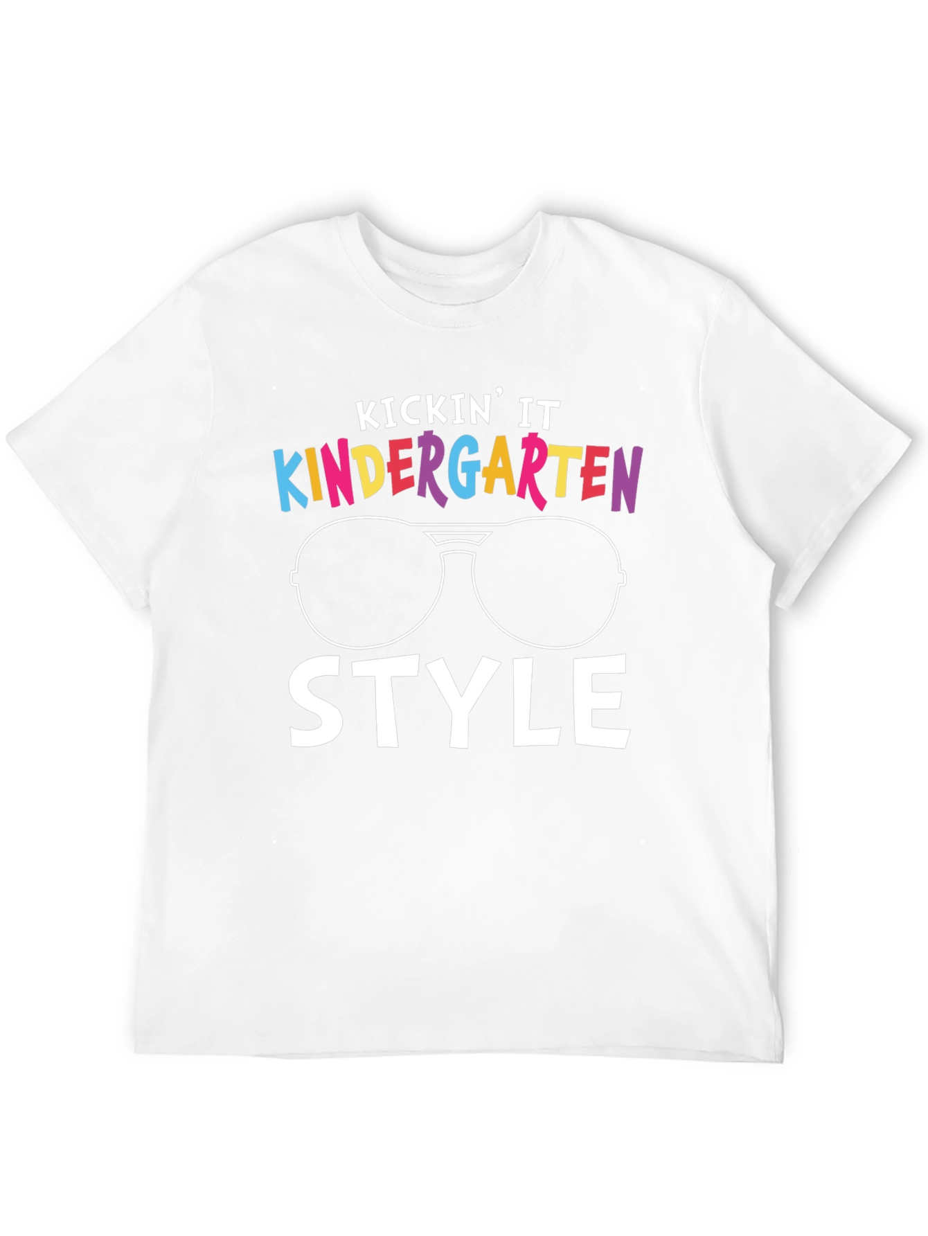Kindergarten Style Black T-Shirt