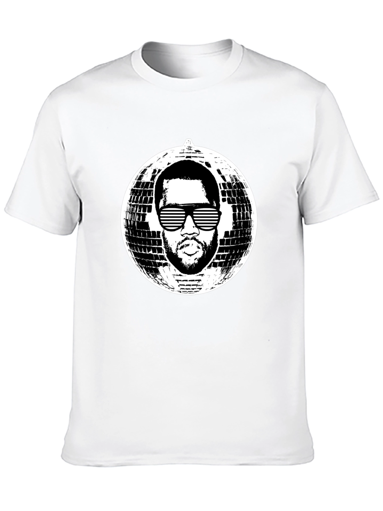 Retro Disco Kanye Tee - Black