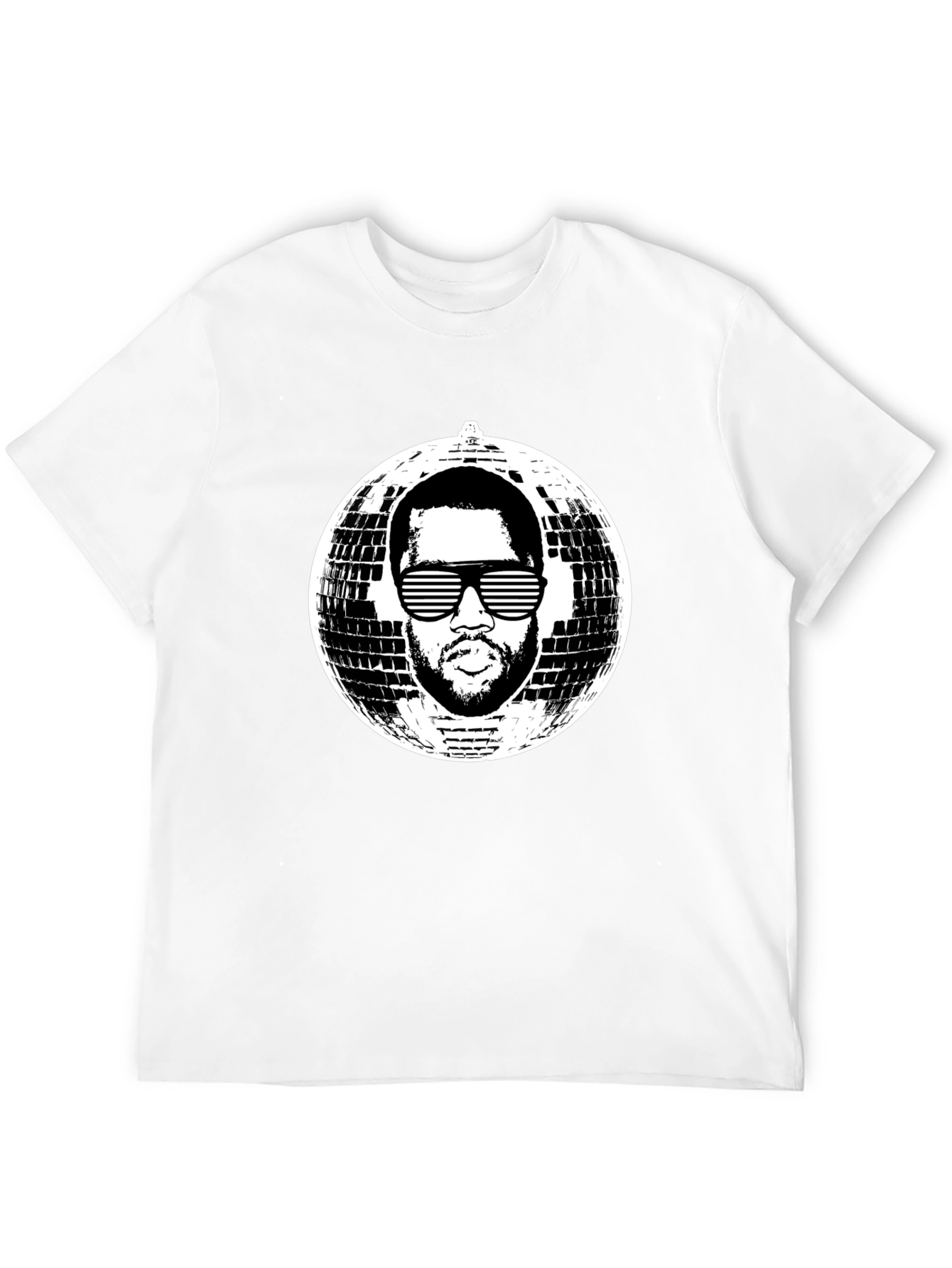 Retro Disco Kanye Tee - Black