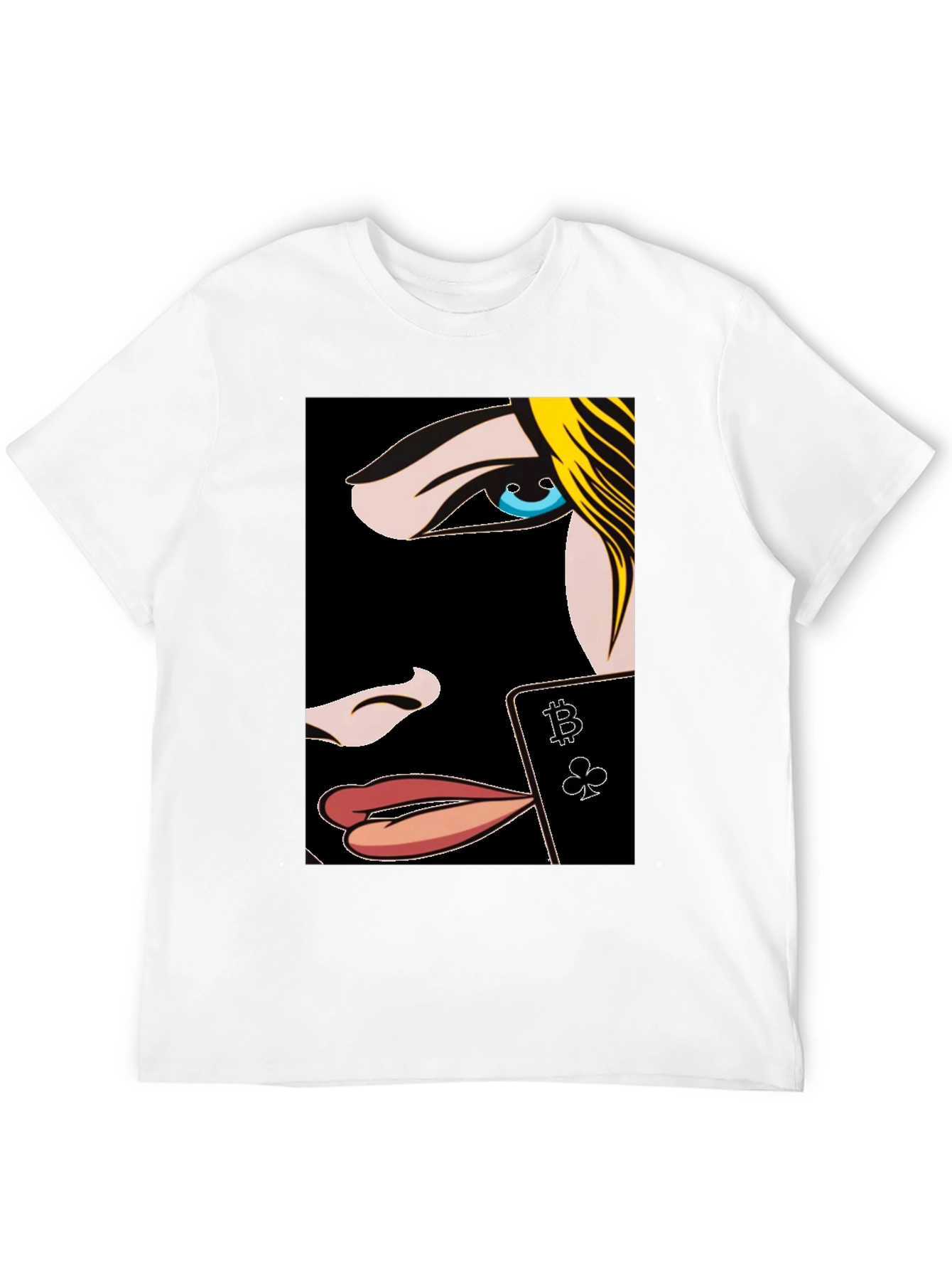 Bitcoin & Clubs T-Shirt - Stylish Crypto Tee