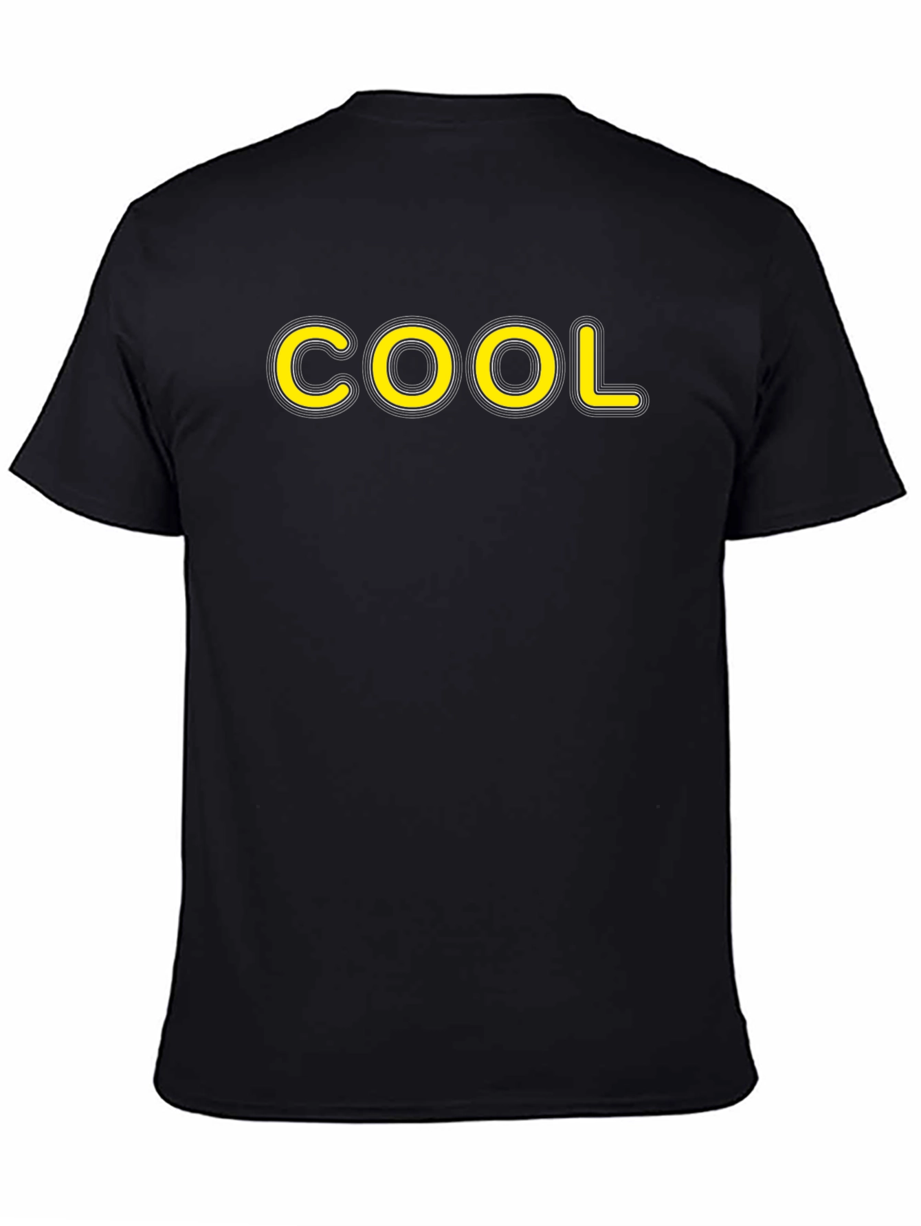 COOL Graphic Tee - Black Cotton T-Shirt