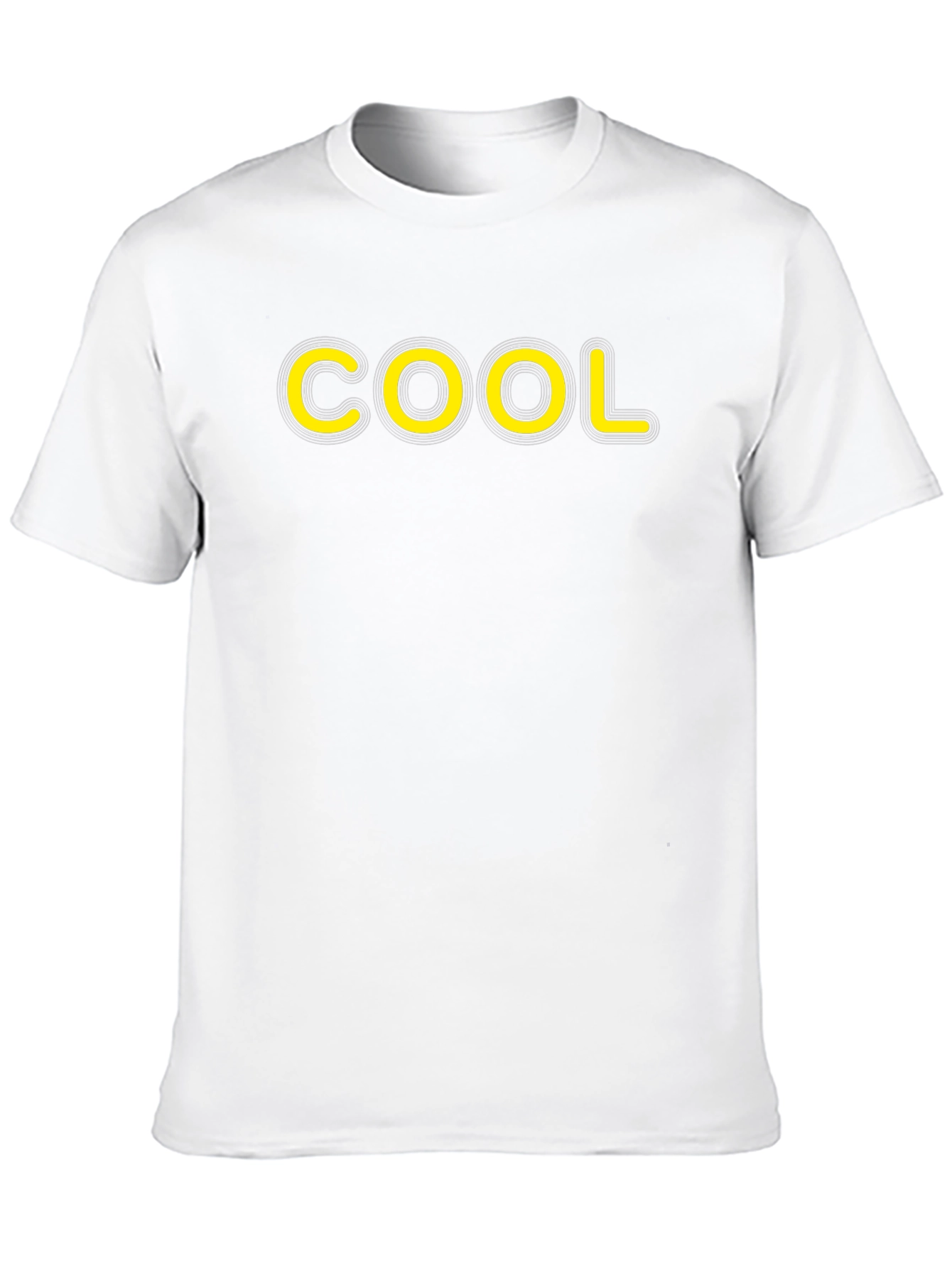 COOL Graphic Tee - Black Cotton T-Shirt
